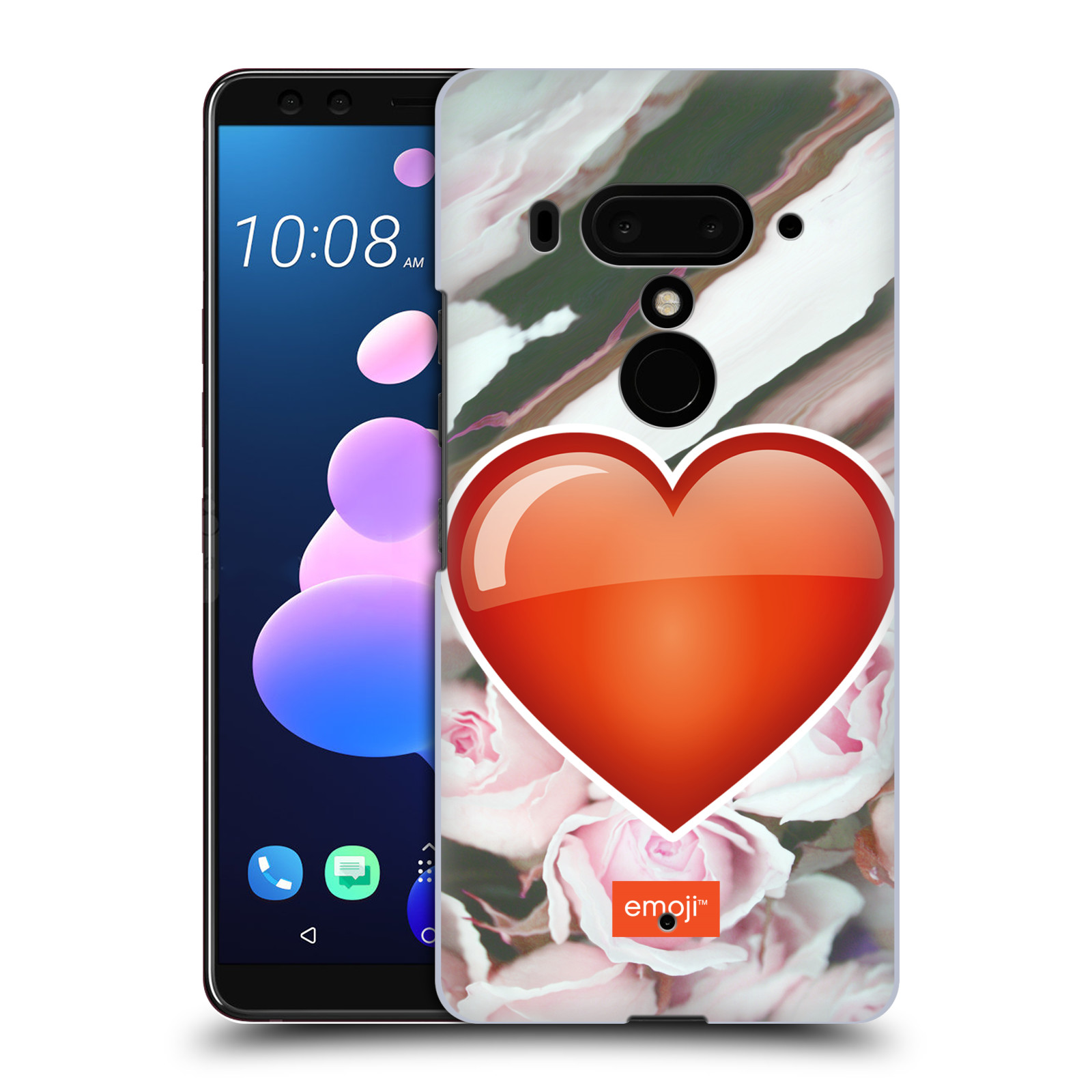 Pouzdro na mobil HTC U 12 PLUS / U 12+ DUAL SIM - HEAD CASE - Emoji srdíčko