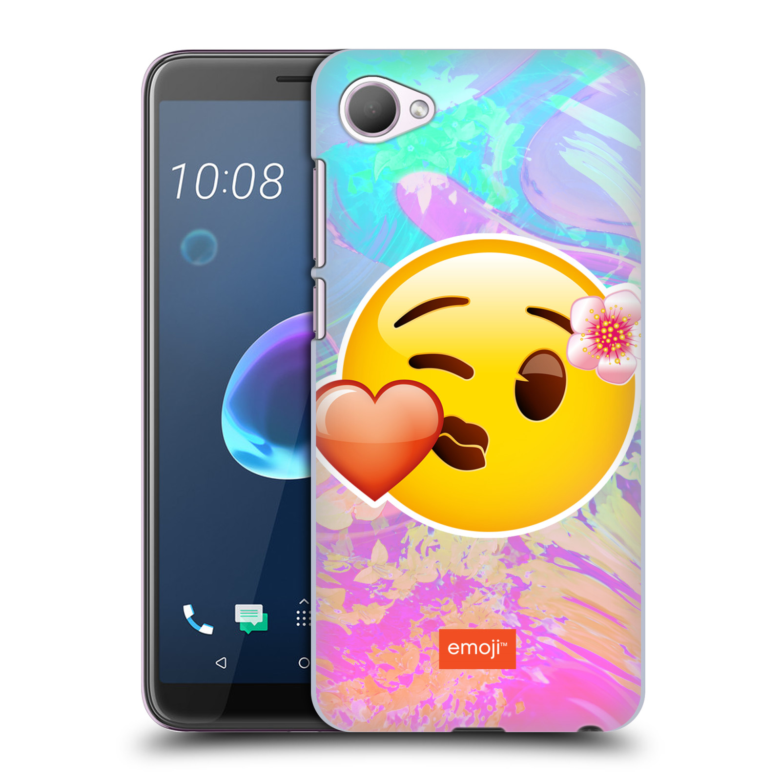 Pouzdro na mobil HTC Desire 12 / Desire 12 DUAL SIM - HEAD CASE - Emoji smajlík pusinka