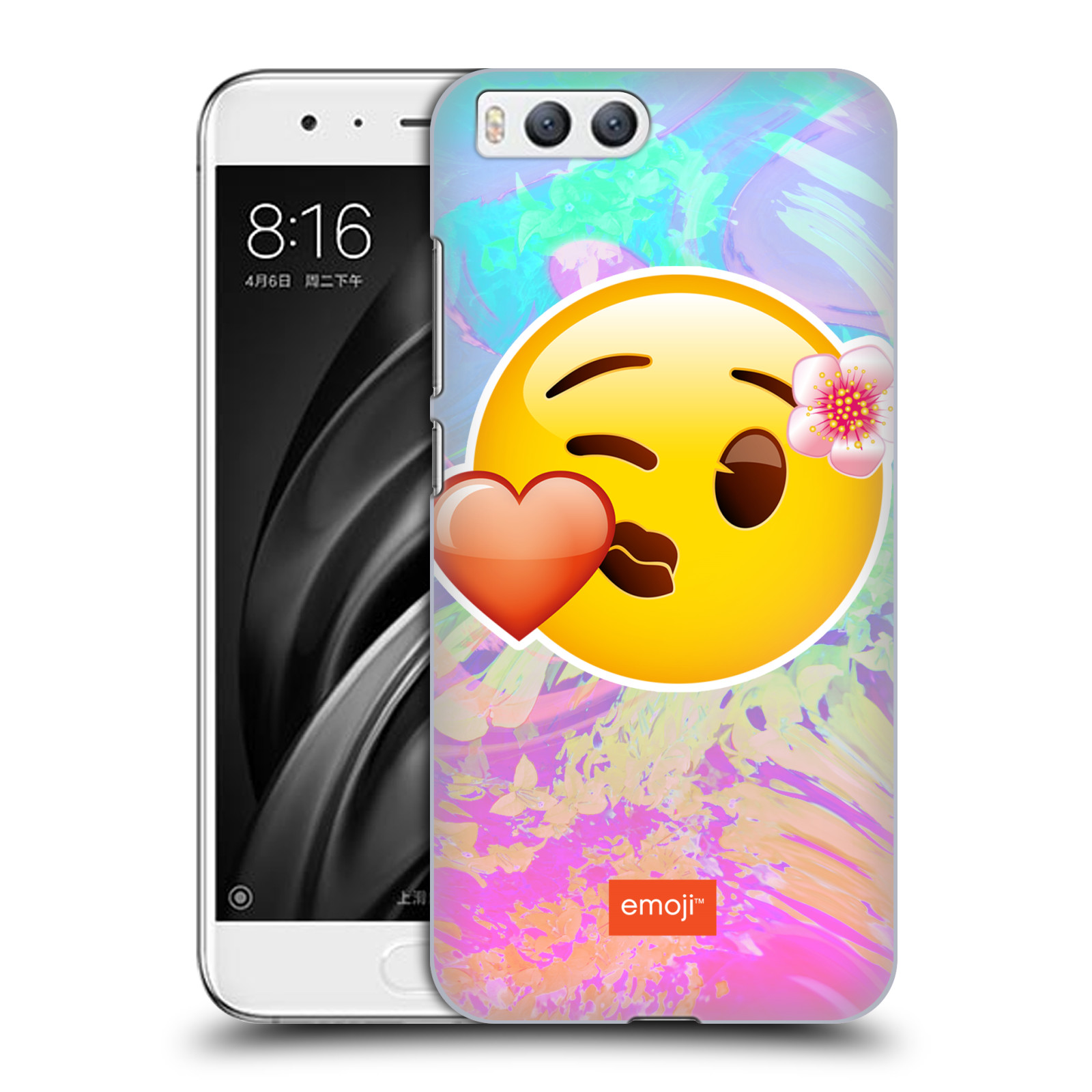 Pouzdro na mobil Xiaomi MI6 - HEAD CASE - Emoji smajlík pusinka