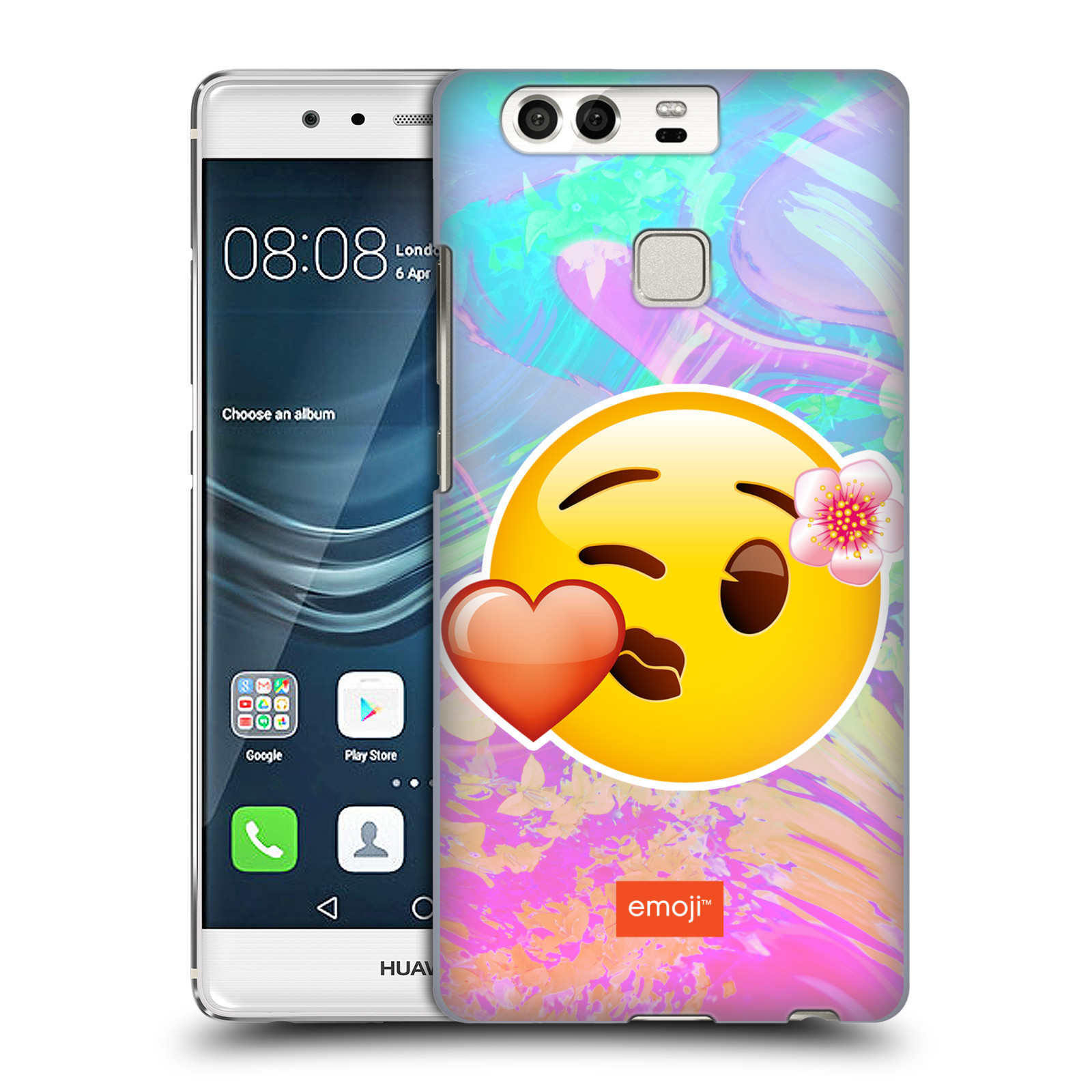 Pouzdro na mobil Huawei P9 / P9 DUAL SIM - HEAD CASE - Emoji smajlík pusinka