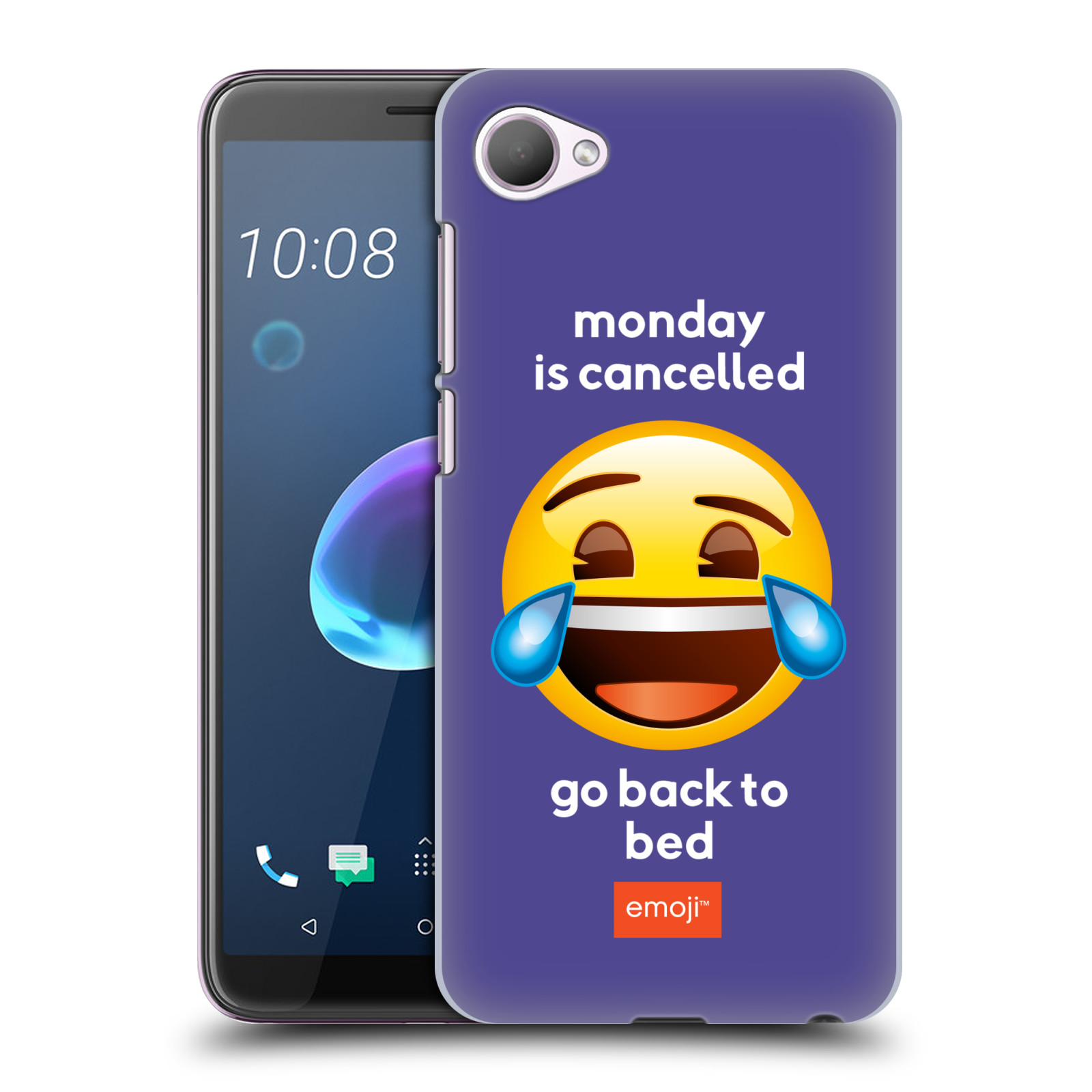 Pouzdro na mobil HTC Desire 12 / Desire 12 DUAL SIM - HEAD CASE - Emoji smějící se smajlík pondělí