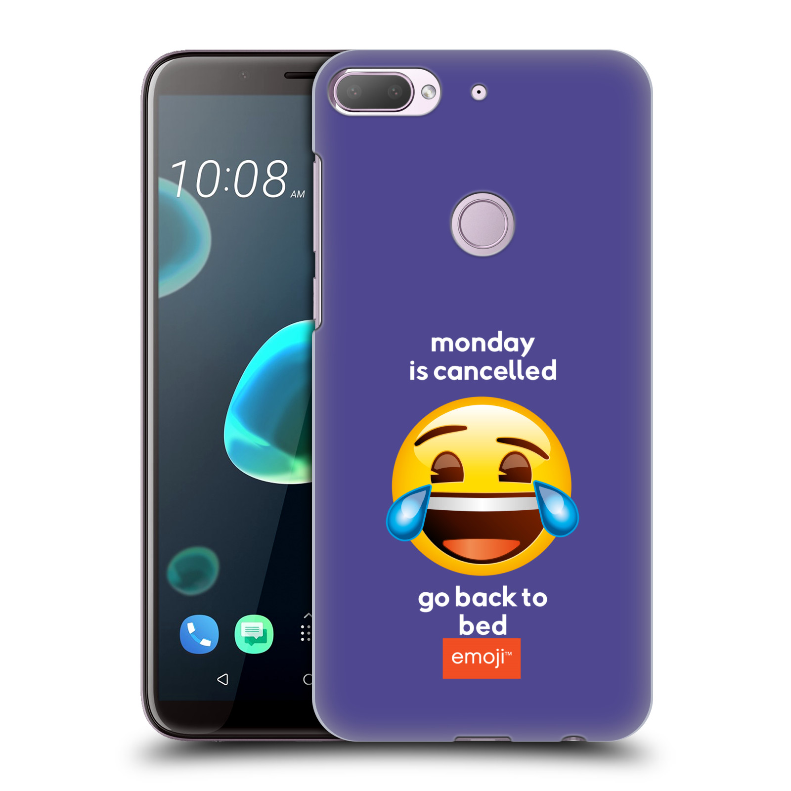 Pouzdro na mobil HTC Desire 12+ / Desire 12+ DUAL SIM - HEAD CASE - Emoji smějící se smajlík pondělí