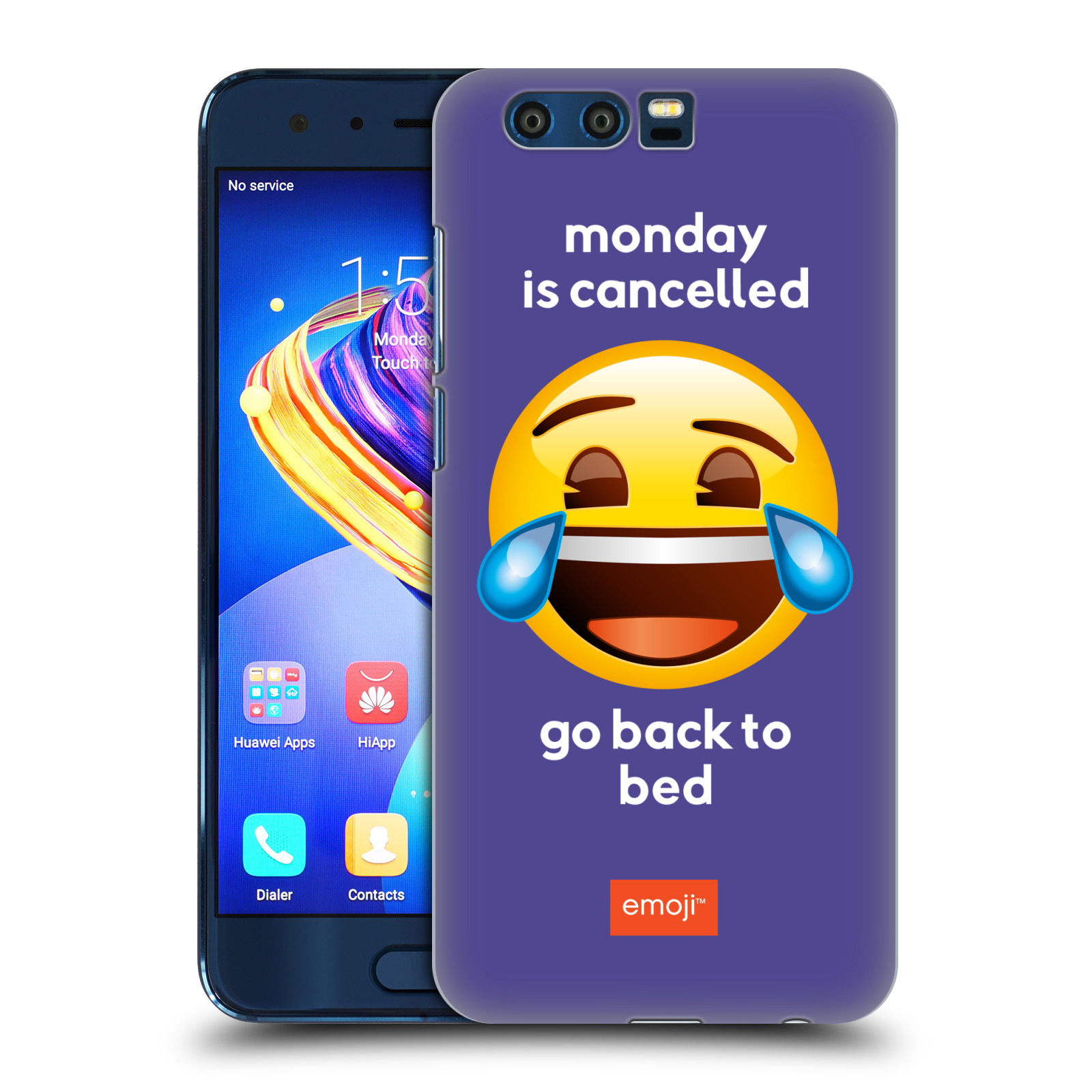 Pouzdro na mobil HONOR 9 - HEAD CASE - Emoji smějící se smajlík pondělí
