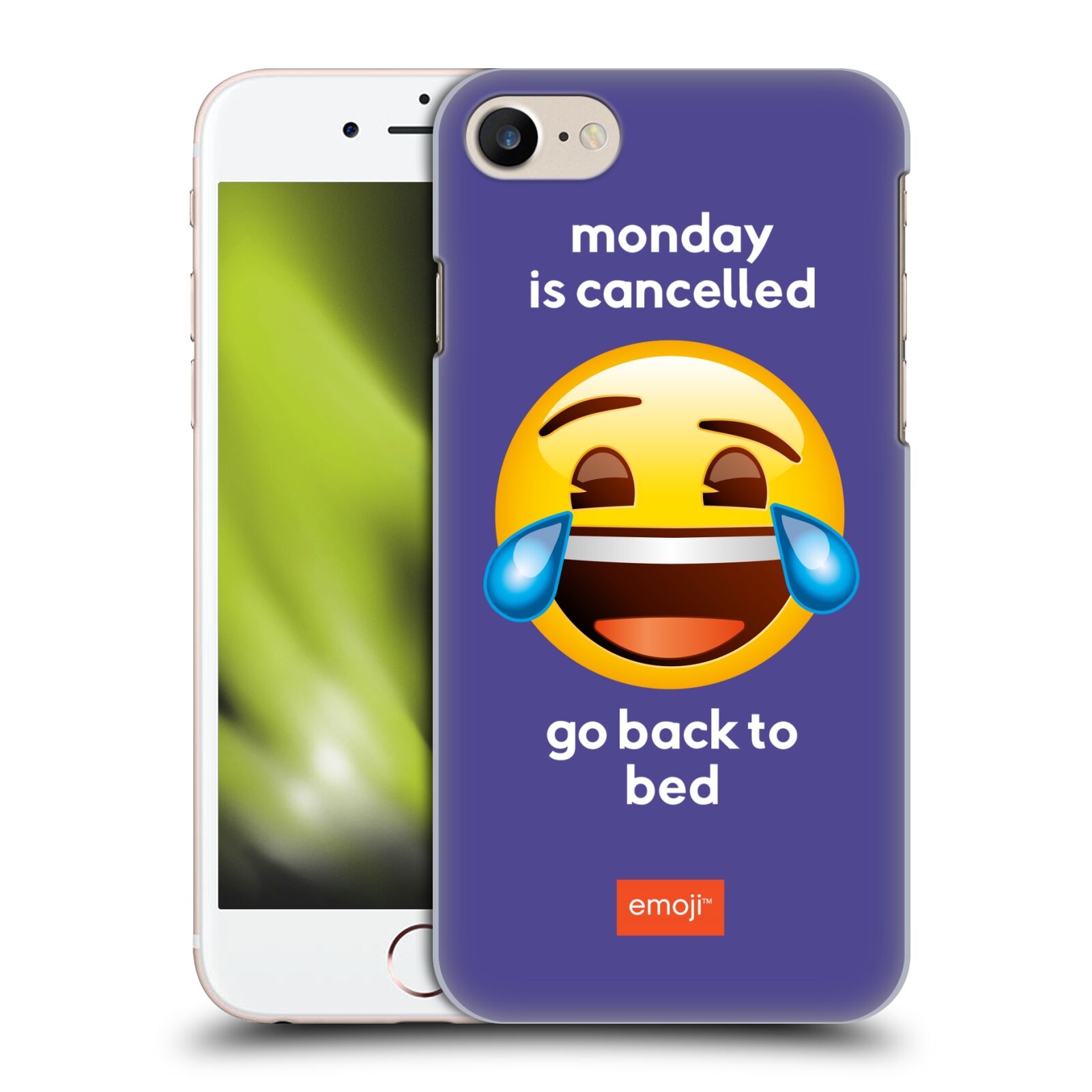 Pouzdro na mobil Apple Iphone 7/8 - HEAD CASE - Emoji smějící se smajlík pondělí