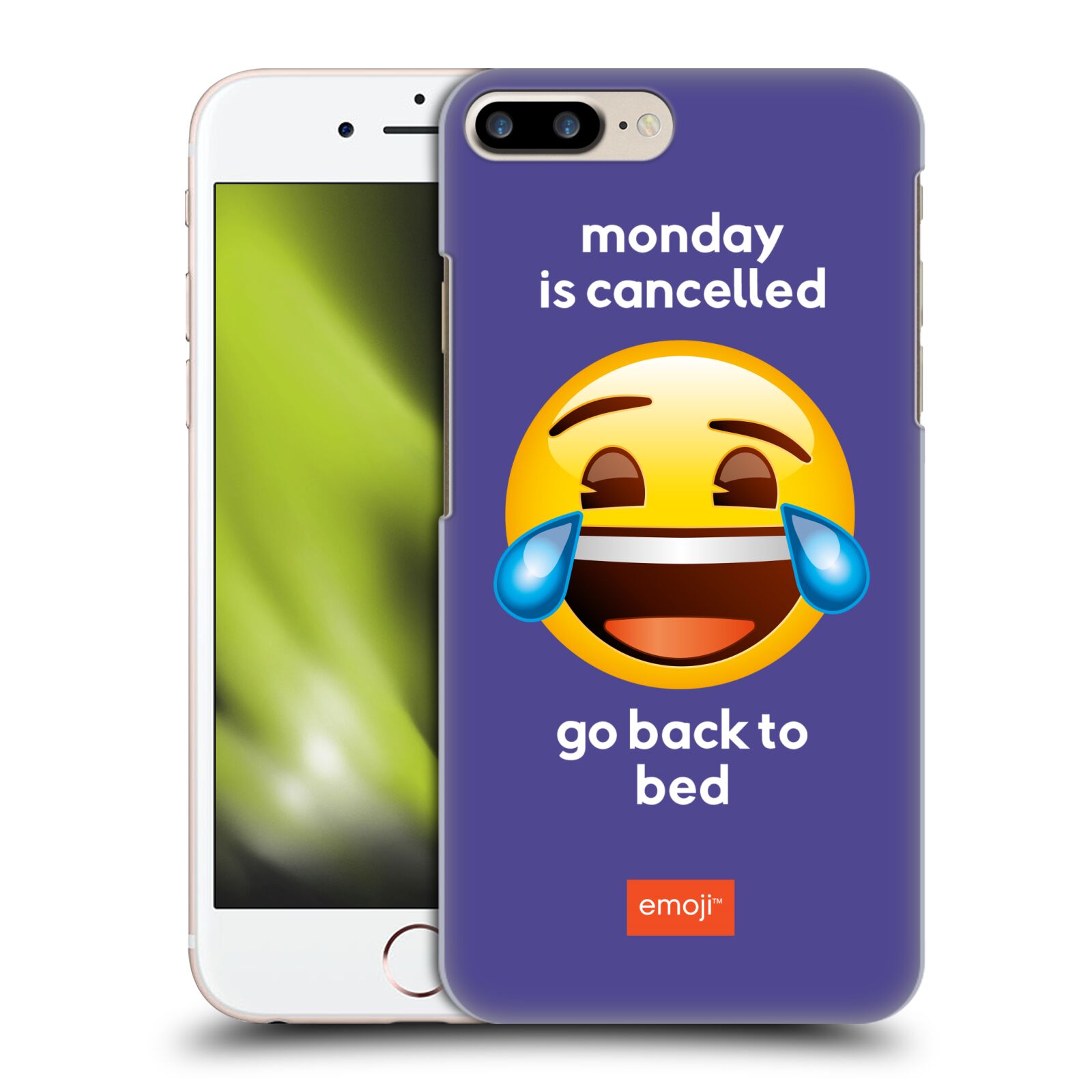 Pouzdro na mobil Apple Iphone 7/8 PLUS - HEAD CASE - Emoji smějící se smajlík pondělí