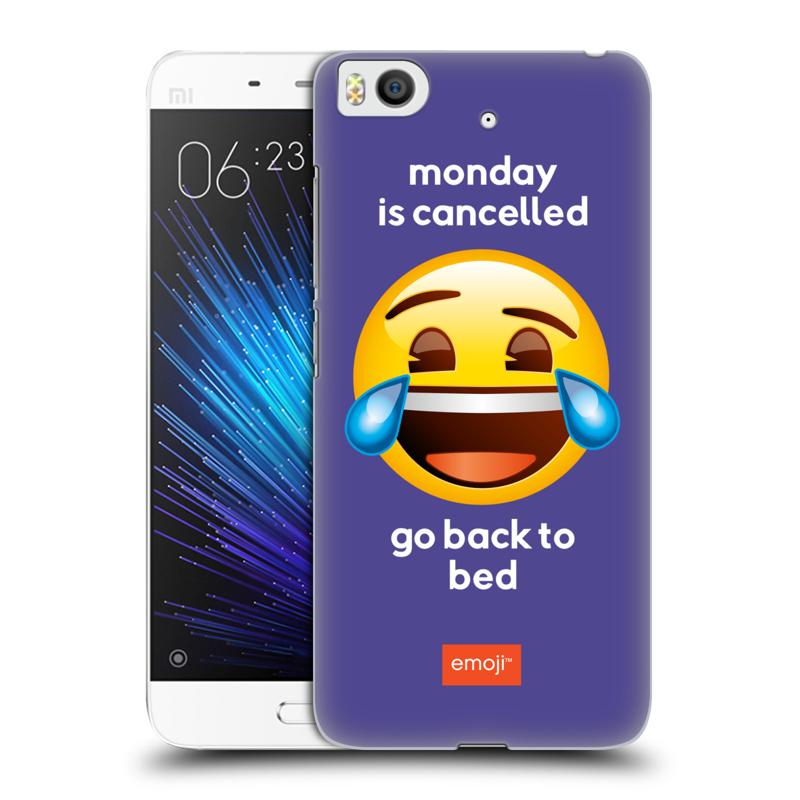 Pouzdro na mobil Xiaomi Mi5s - HEAD CASE - Emoji smějící se smajlík pondělí