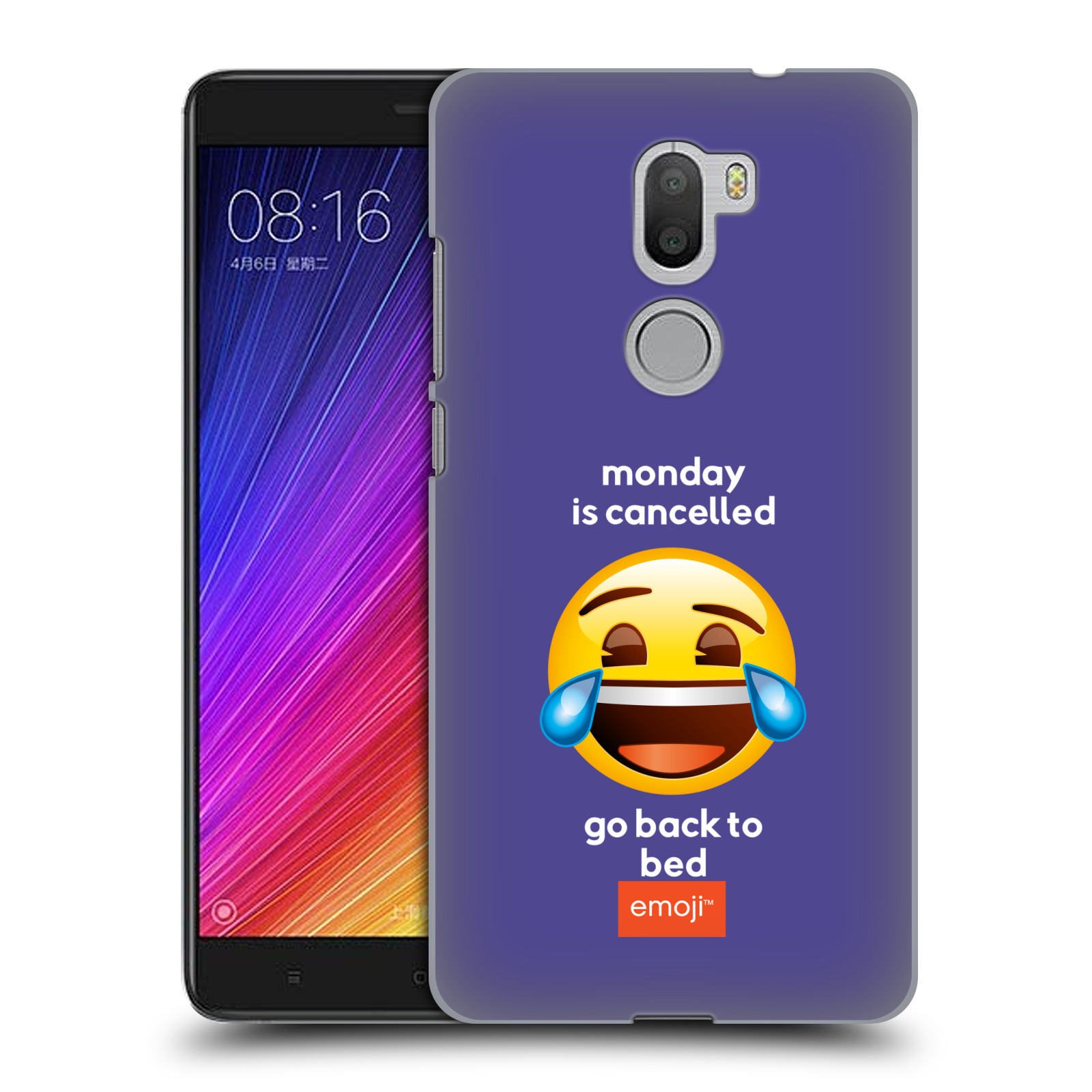 Pouzdro na mobil Xiaomi Mi5s PLUS - HEAD CASE - Emoji smějící se smajlík pondělí