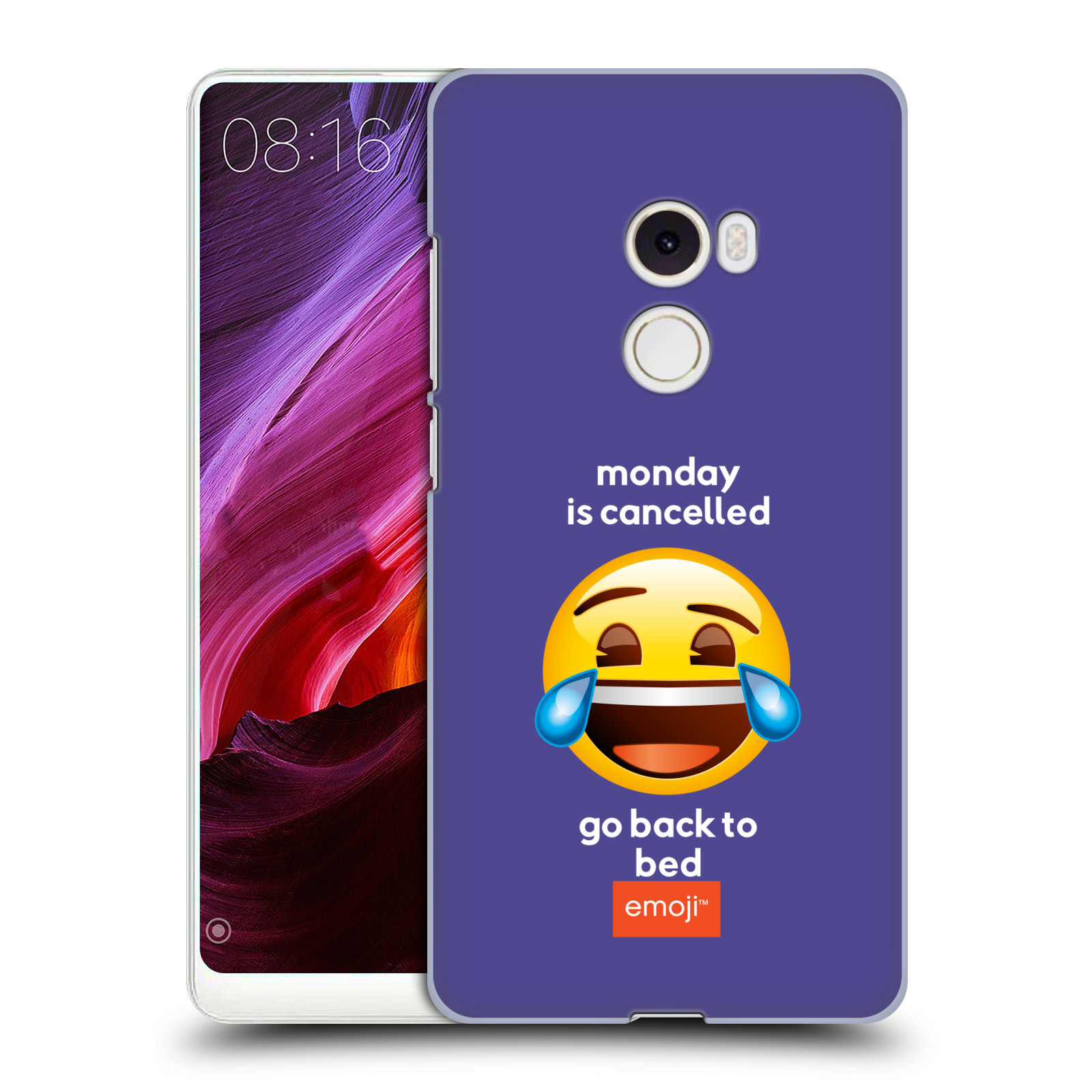 Pouzdro na mobil Xiaomi Mi Mix 2 - HEAD CASE - Emoji smějící se smajlík pondělí
