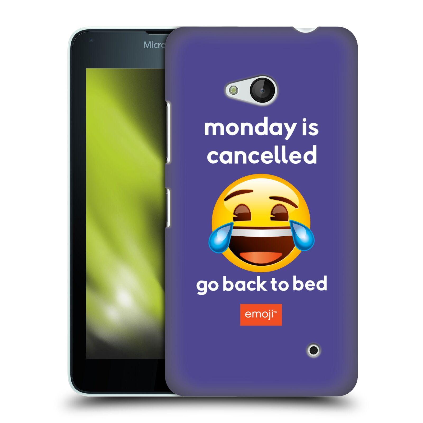 Pouzdro na mobil Microsoft Lumia 640 / 640 DUAL SIM - HEAD CASE - Emoji smějící se smajlík pondělí