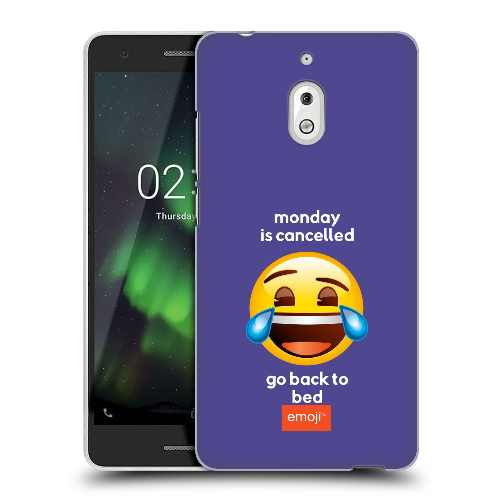 Pouzdro na mobil Nokia 2.1 - HEAD CASE - Emoji smějící se smajlík pondělí