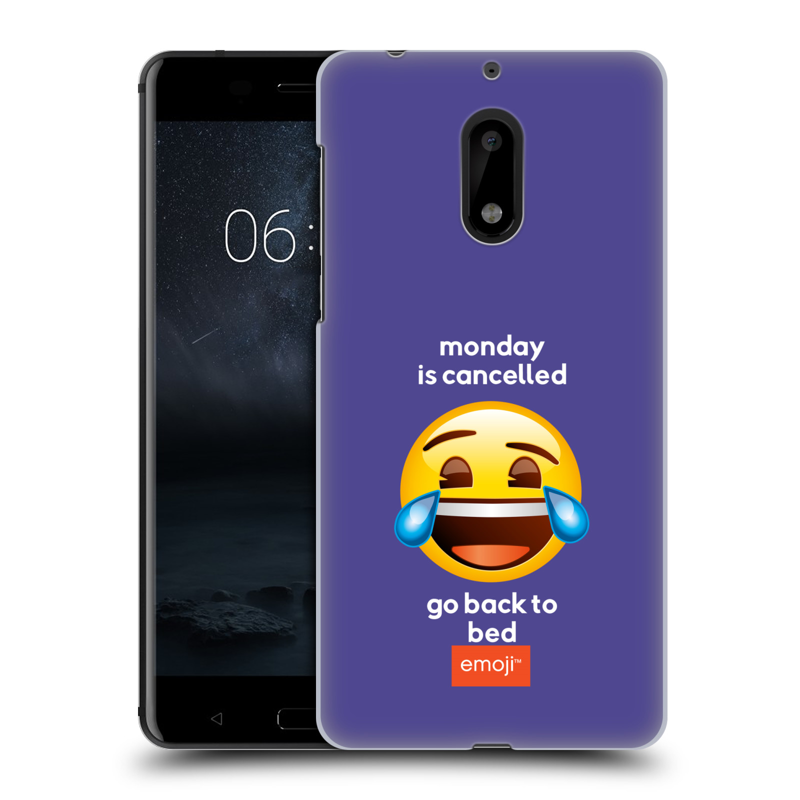 Pouzdro na mobil Nokia 6 - HEAD CASE - Emoji smějící se smajlík pondělí