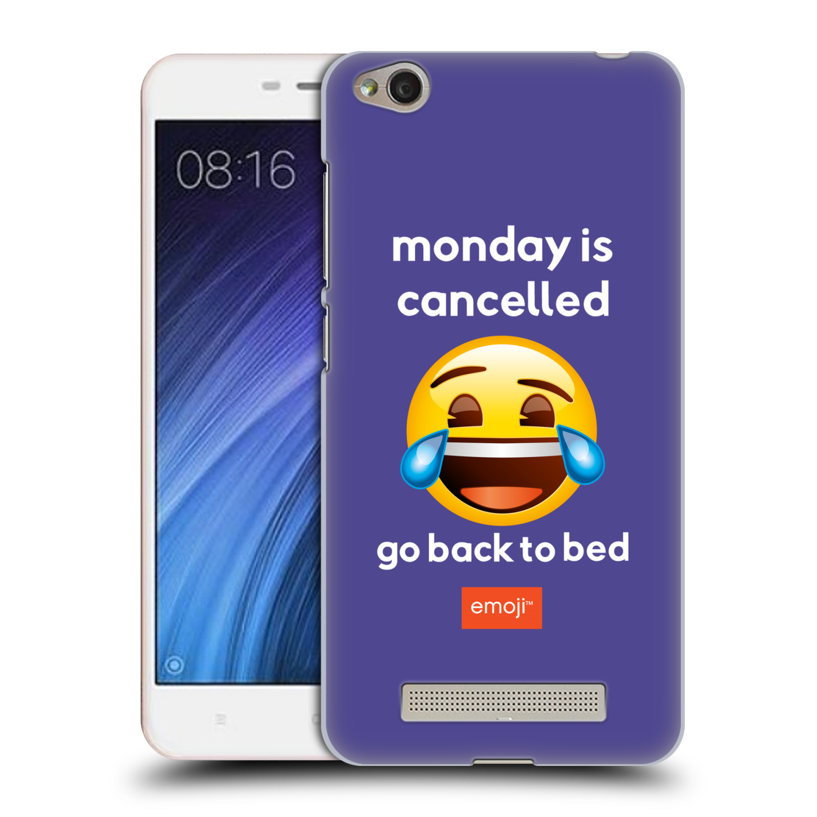 Pouzdro na mobil Xiaomi Redmi 4a - HEAD CASE - Emoji smějící se smajlík pondělí