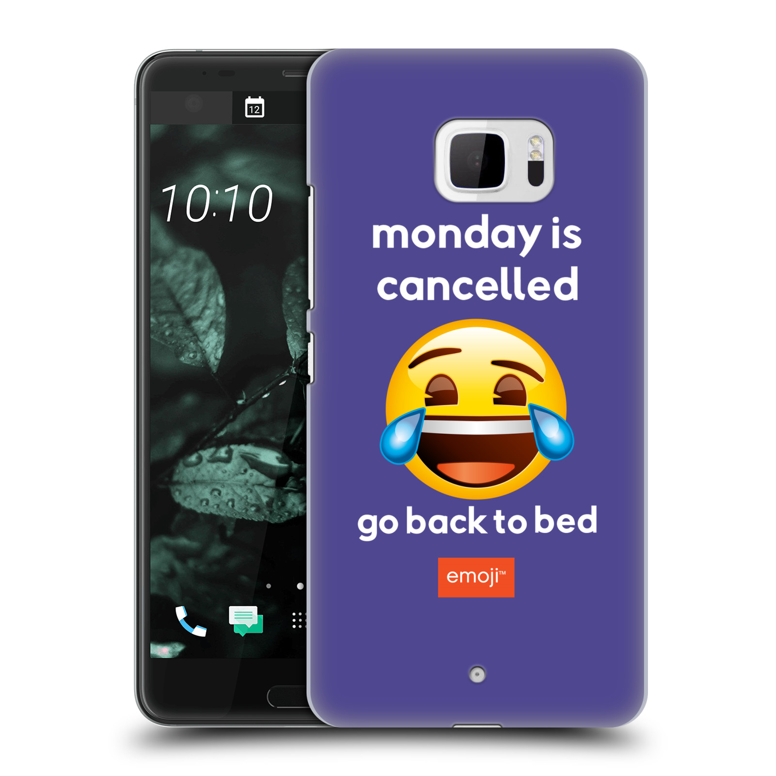 Pouzdro na mobil HTC U Ultra - HEAD CASE - Emoji smějící se smajlík pondělí