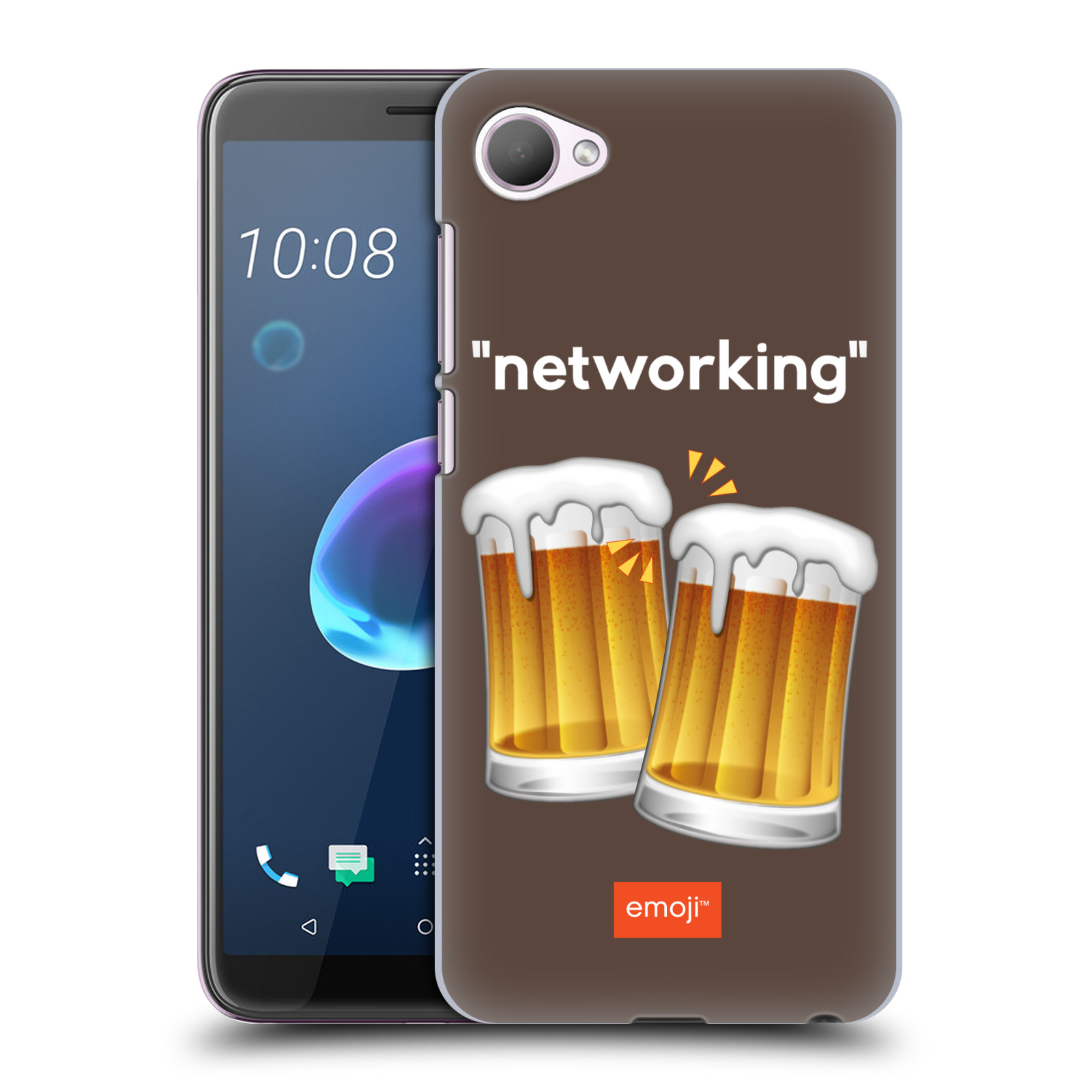 Pouzdro na mobil HTC Desire 12 / Desire 12 DUAL SIM - HEAD CASE - Emoji smajlíci jdeme na pivo