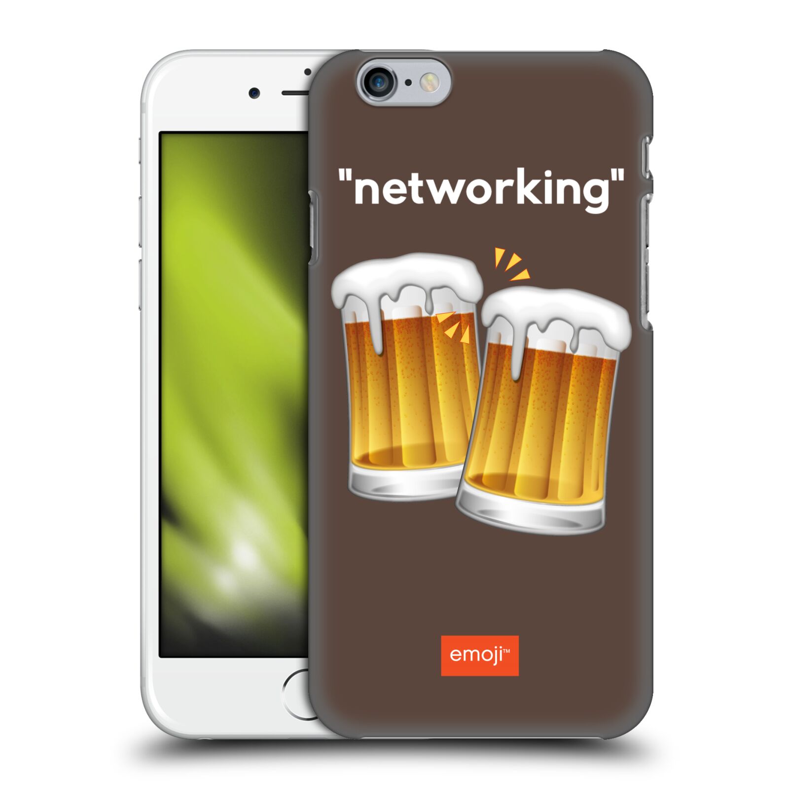 Pouzdro na mobil Apple Iphone 6/6S - HEAD CASE - Emoji smajlíci jdeme na pivo