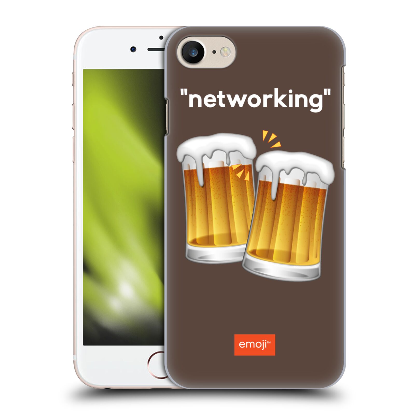 Pouzdro na mobil Apple Iphone 7/8 - HEAD CASE - Emoji smajlíci jdeme na pivo