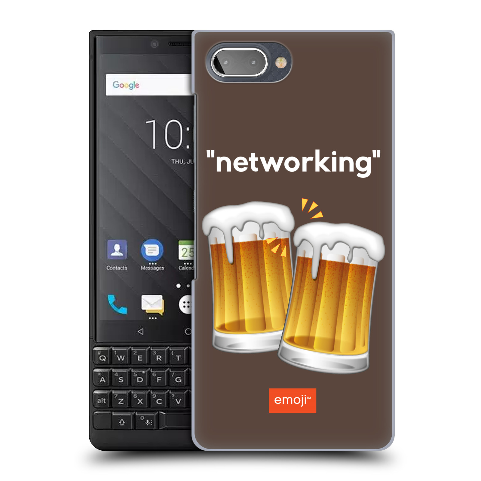 Pouzdro na mobil Blackberry KEY 2 - HEAD CASE - Emoji smajlíci jdeme na pivo