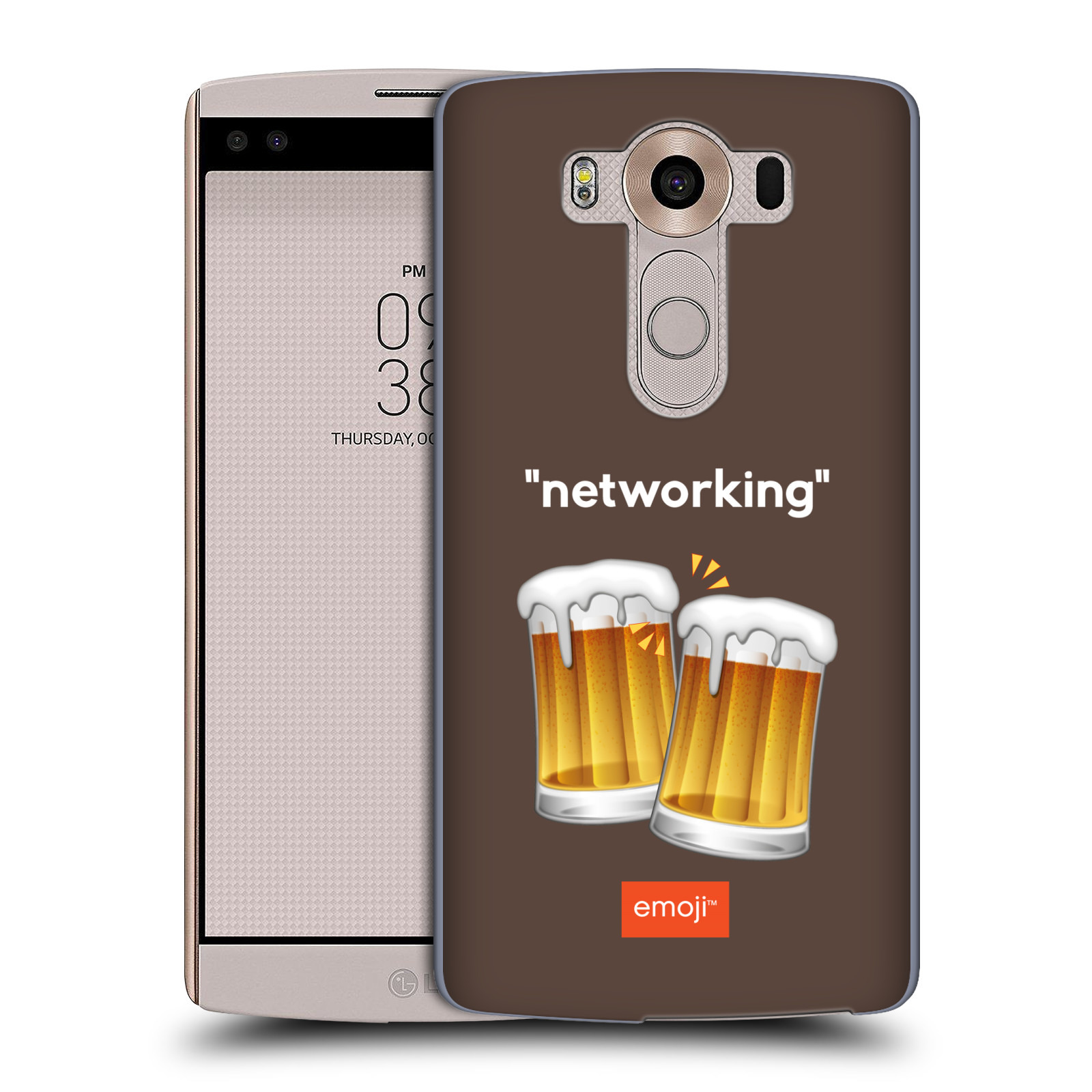 Pouzdro na mobil LG V10 - HEAD CASE - Emoji smajlíci jdeme na pivo