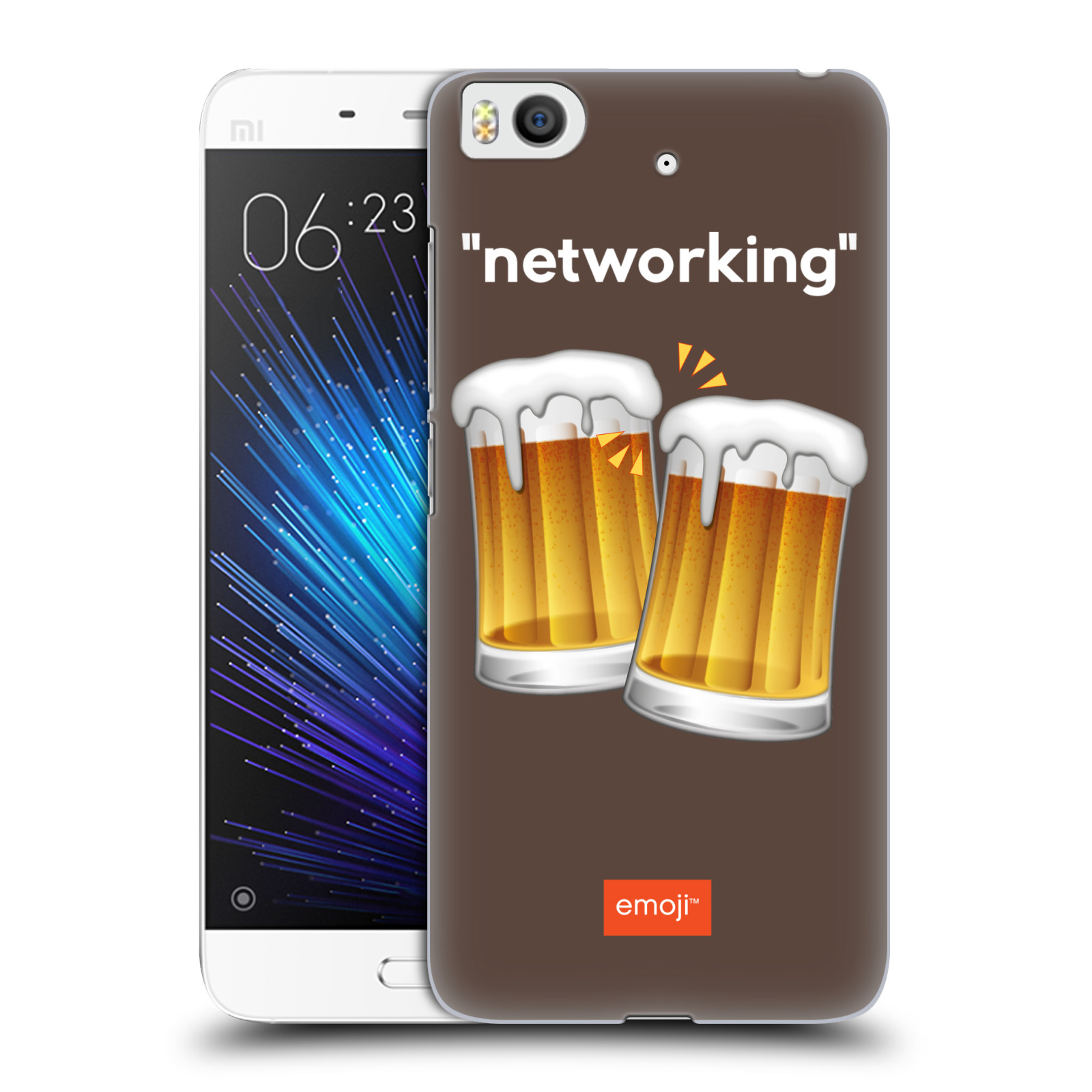 Pouzdro na mobil Xiaomi Mi5s - HEAD CASE - Emoji smajlíci jdeme na pivo