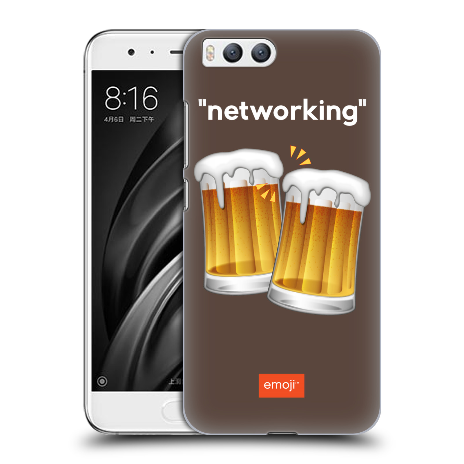 Pouzdro na mobil Xiaomi MI6 - HEAD CASE - Emoji smajlíci jdeme na pivo