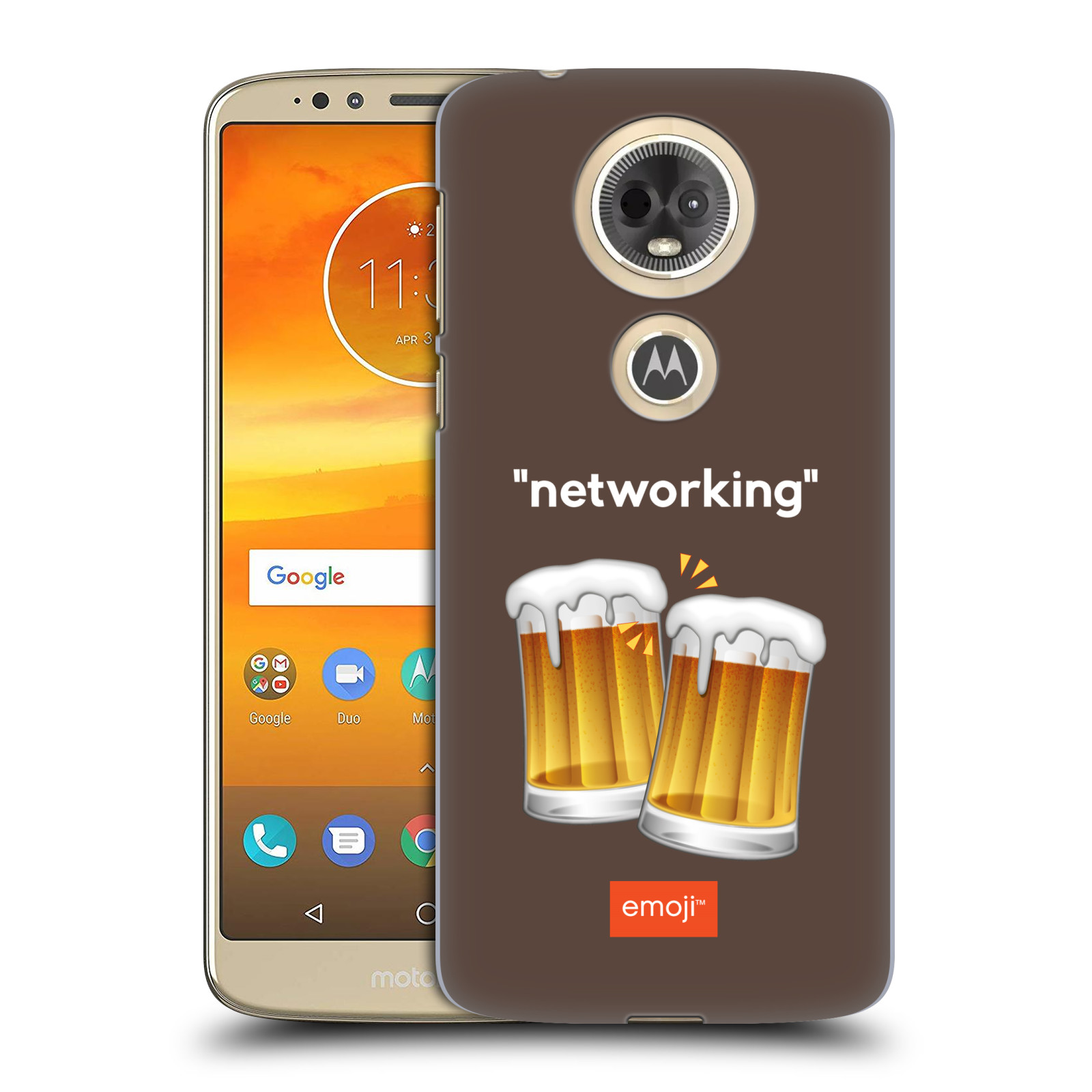 Pouzdro na mobil Motorola Moto E5 PLUS - HEAD CASE - Emoji smajlíci jdeme na pivo