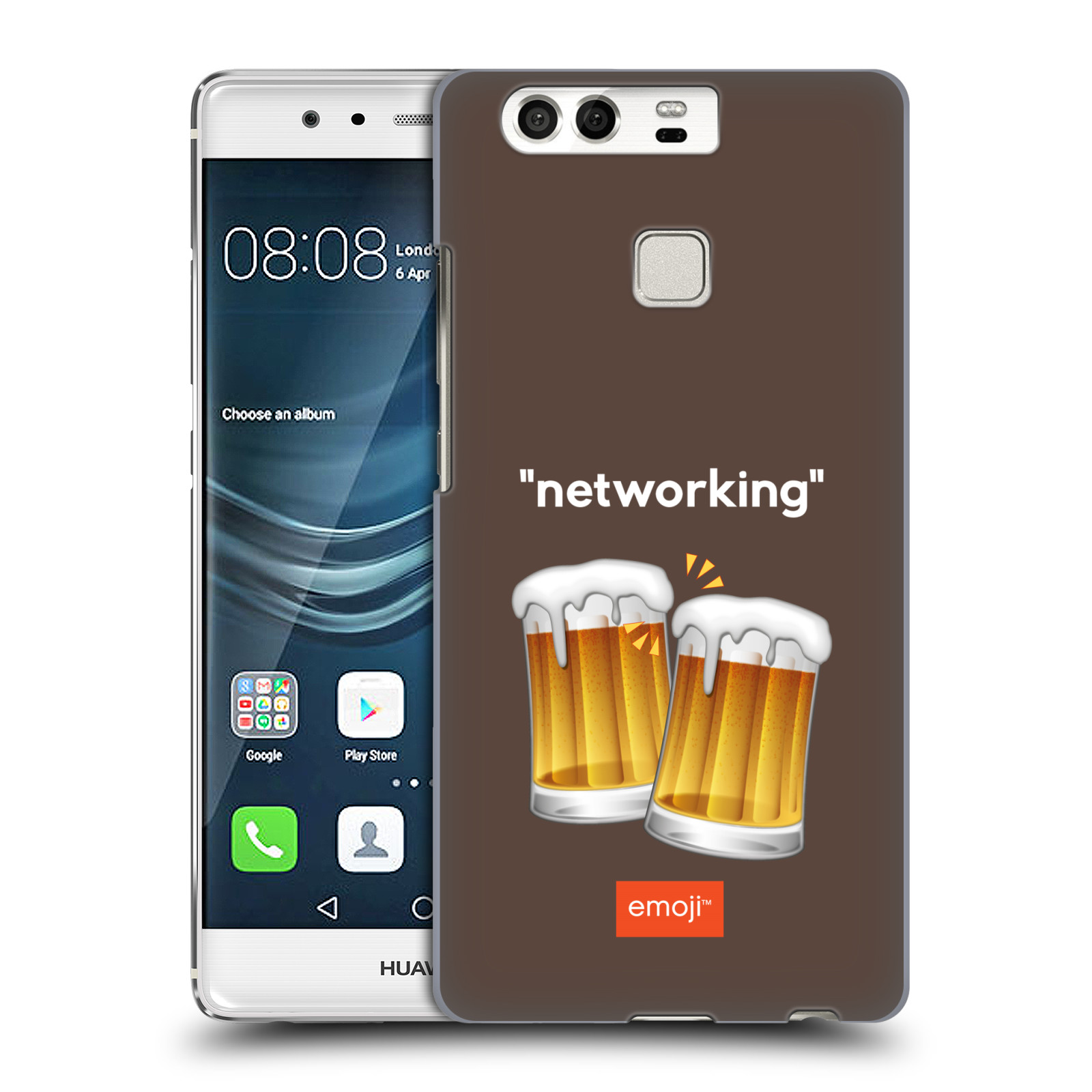 Pouzdro na mobil Huawei P9 / P9 DUAL SIM - HEAD CASE - Emoji smajlíci jdeme na pivo