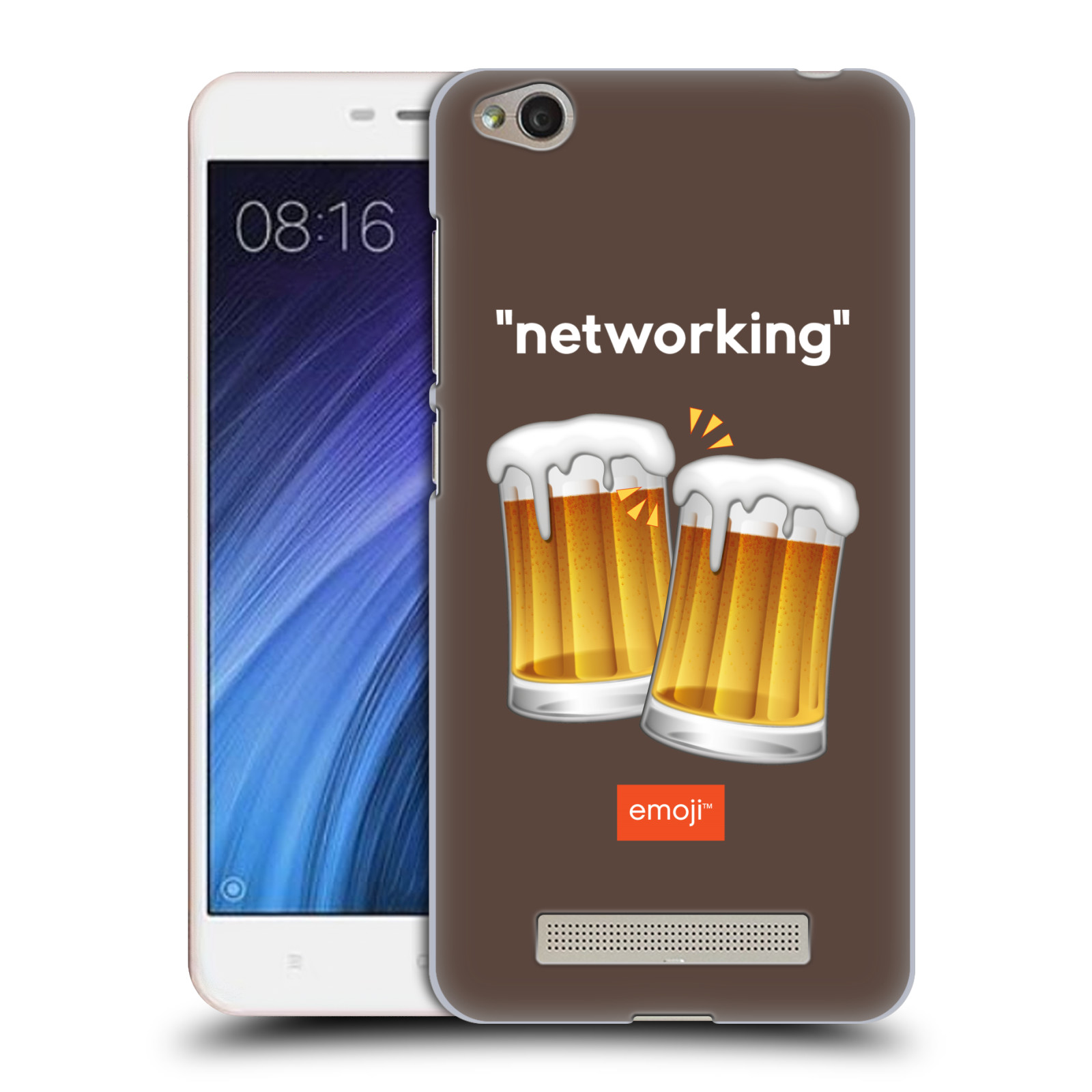 Pouzdro na mobil Xiaomi Redmi 4a - HEAD CASE - Emoji smajlíci jdeme na pivo