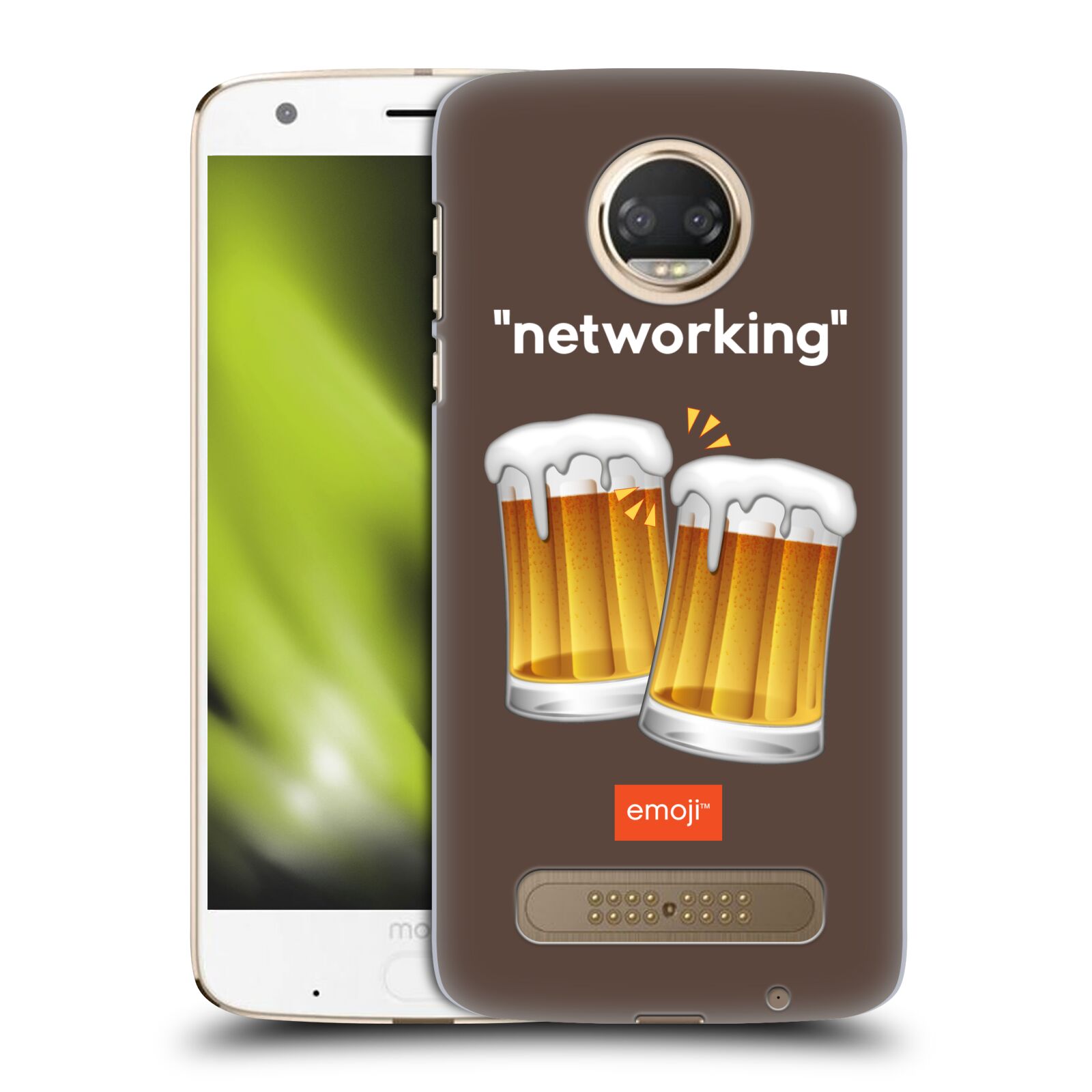 Pouzdro na mobil Motorola Moto Z2 PLAY - HEAD CASE - Emoji smajlíci jdeme na pivo