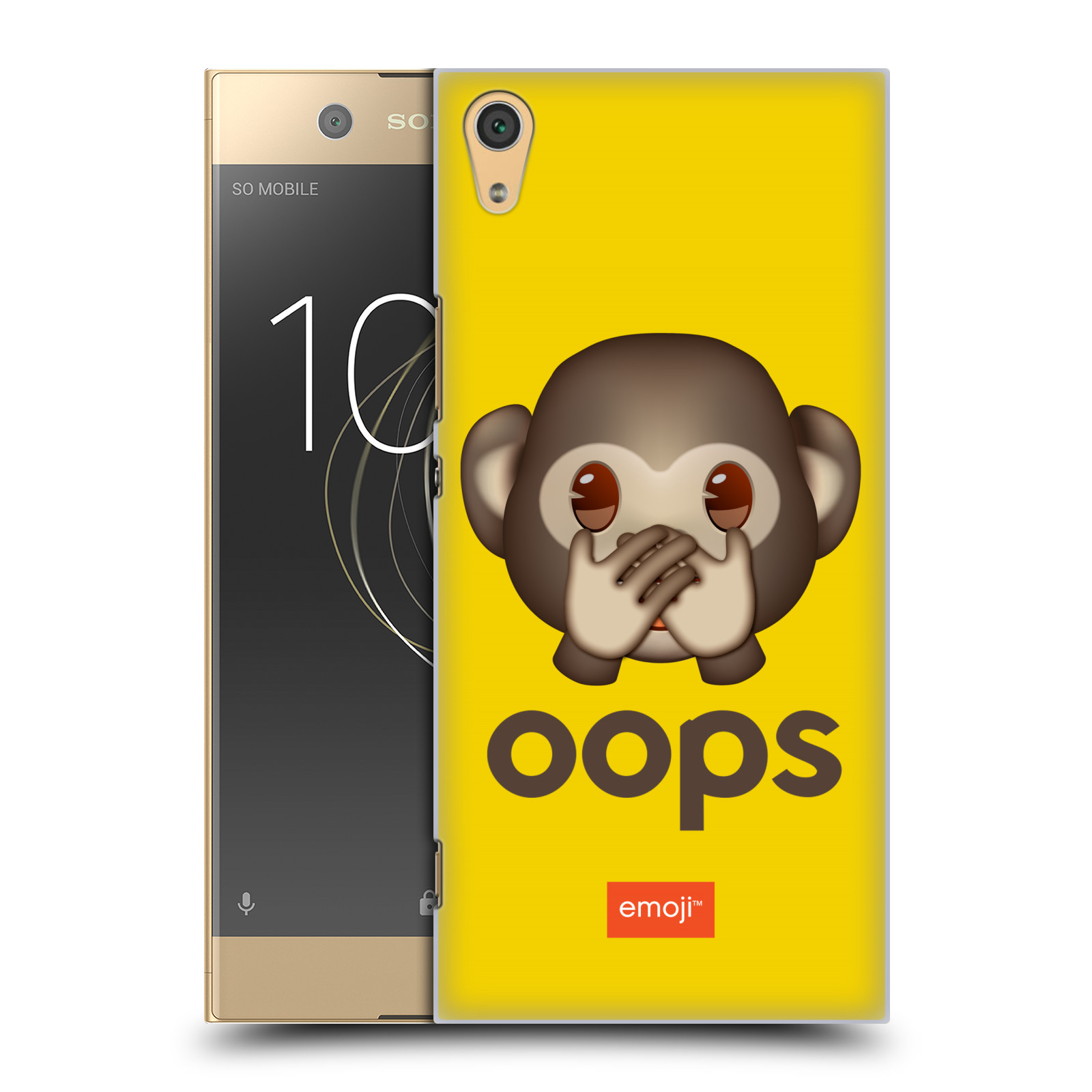 Pouzdro na mobil Sony Xperia XA1 ULTRA - HEAD CASE - Emoji opička Oops