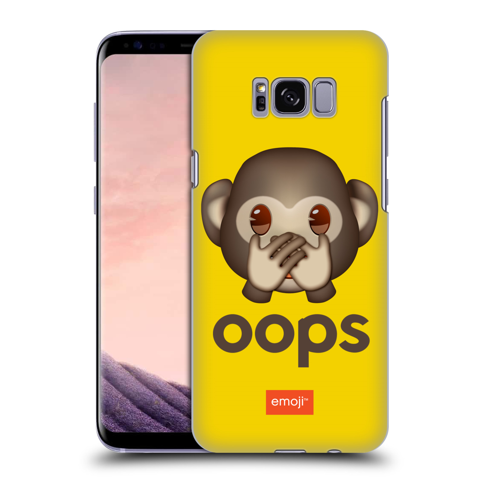 Pouzdro na mobil Samsung Galaxy S8 - HEAD CASE - Emoji opička Oops