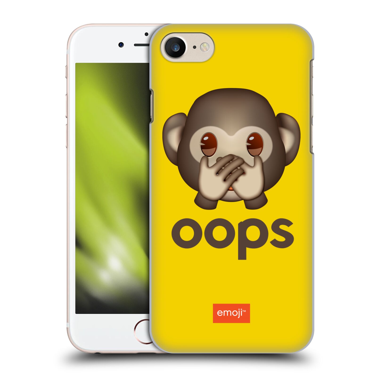 Pouzdro na mobil Apple Iphone 7/8 - HEAD CASE - Emoji opička Oops