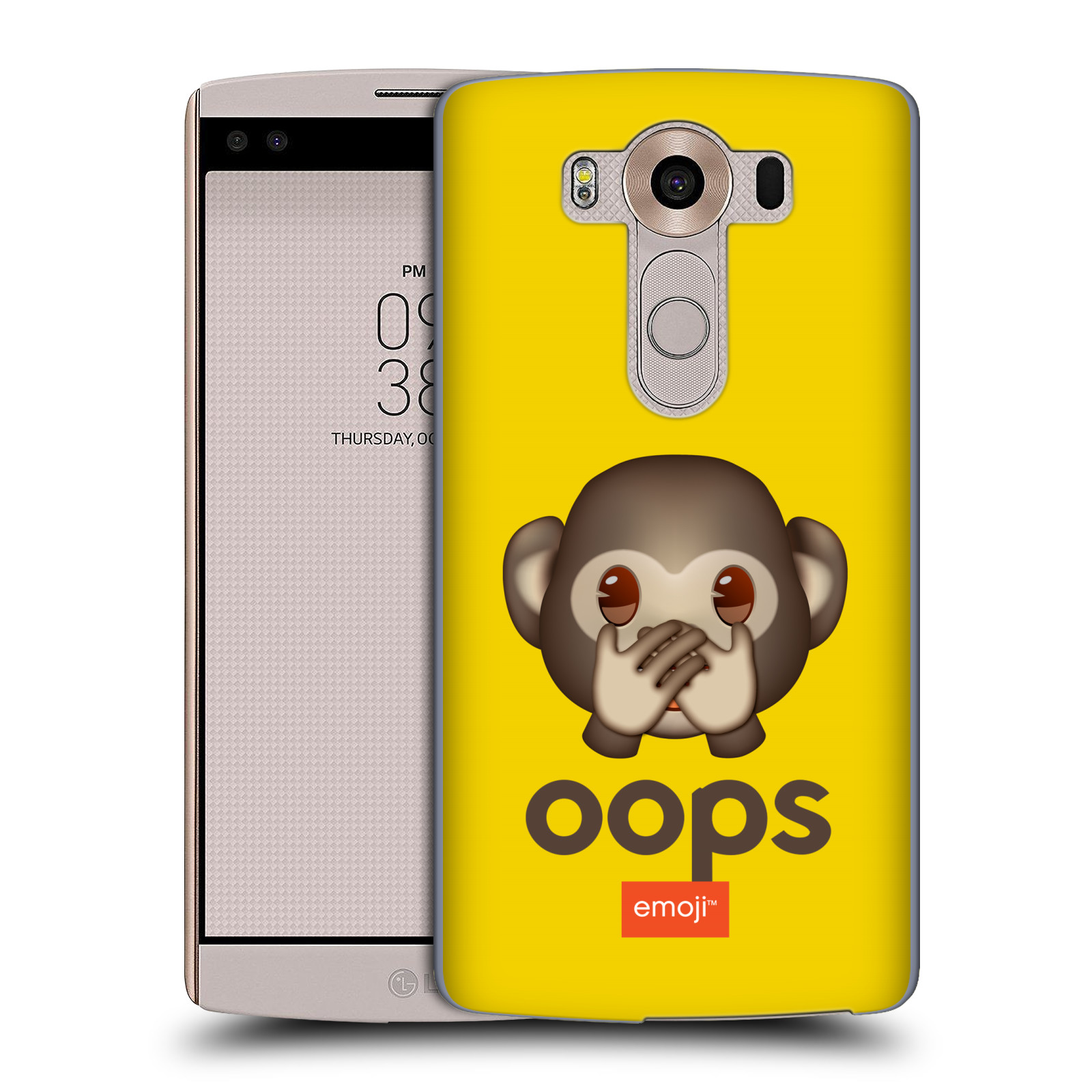 Pouzdro na mobil LG V10 - HEAD CASE - Emoji opička Oops