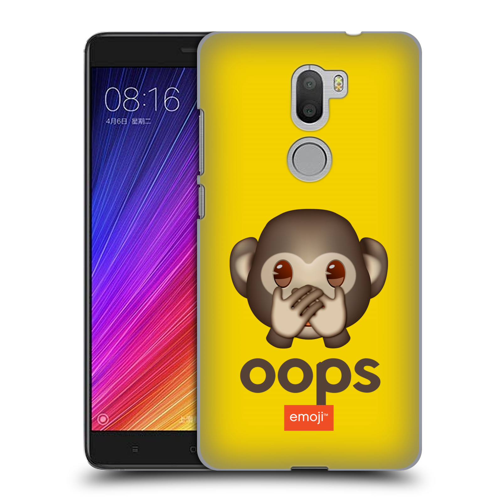 Pouzdro na mobil Xiaomi Mi5s PLUS - HEAD CASE - Emoji opička Oops