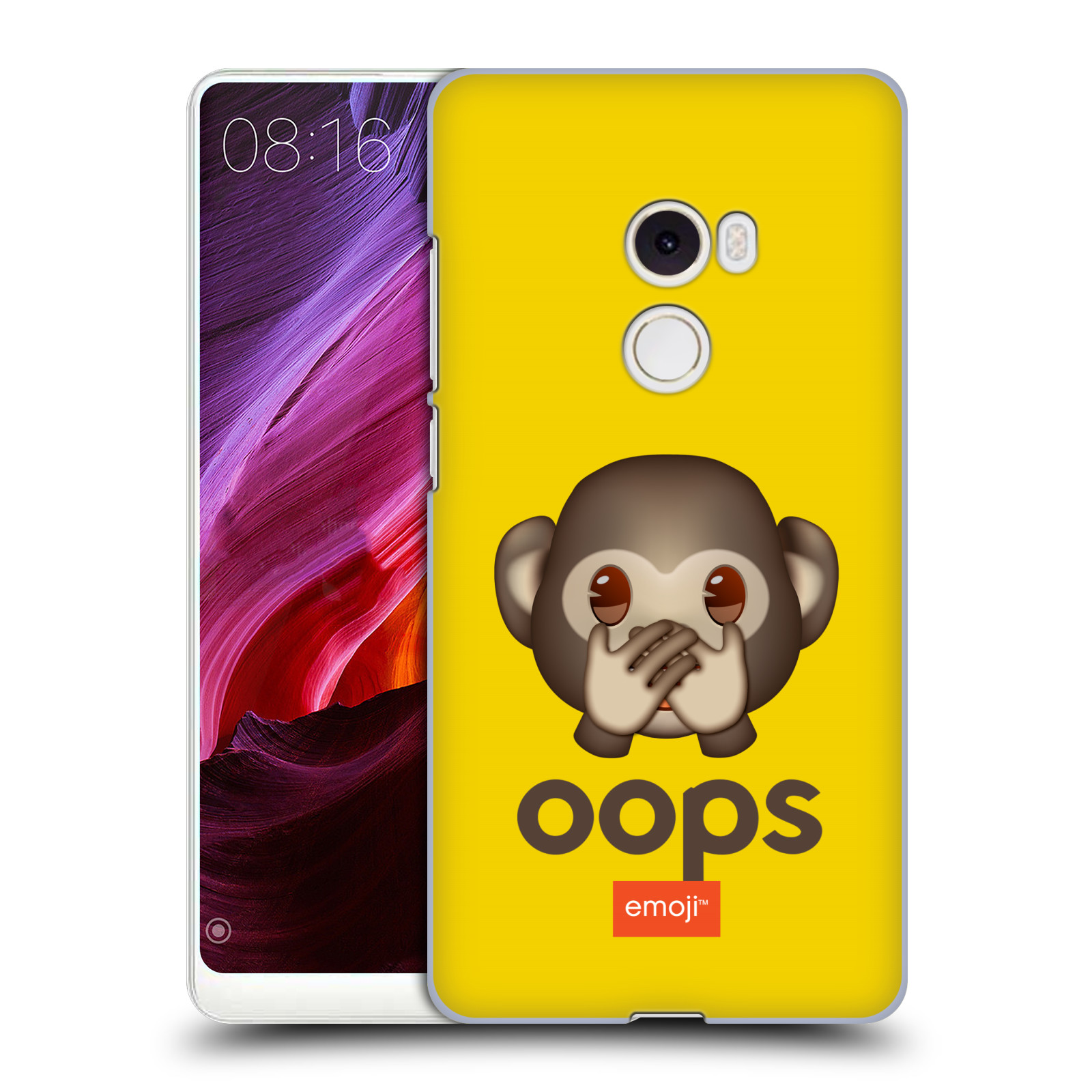 Pouzdro na mobil Xiaomi Mi Mix 2 - HEAD CASE - Emoji opička Oops