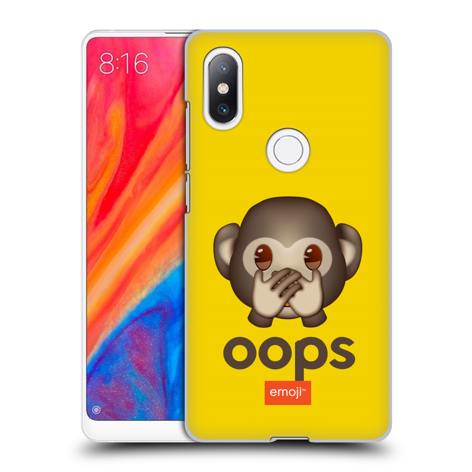 Pouzdro na mobil Xiaomi Mi Mix 2S - HEAD CASE - Emoji opička Oops