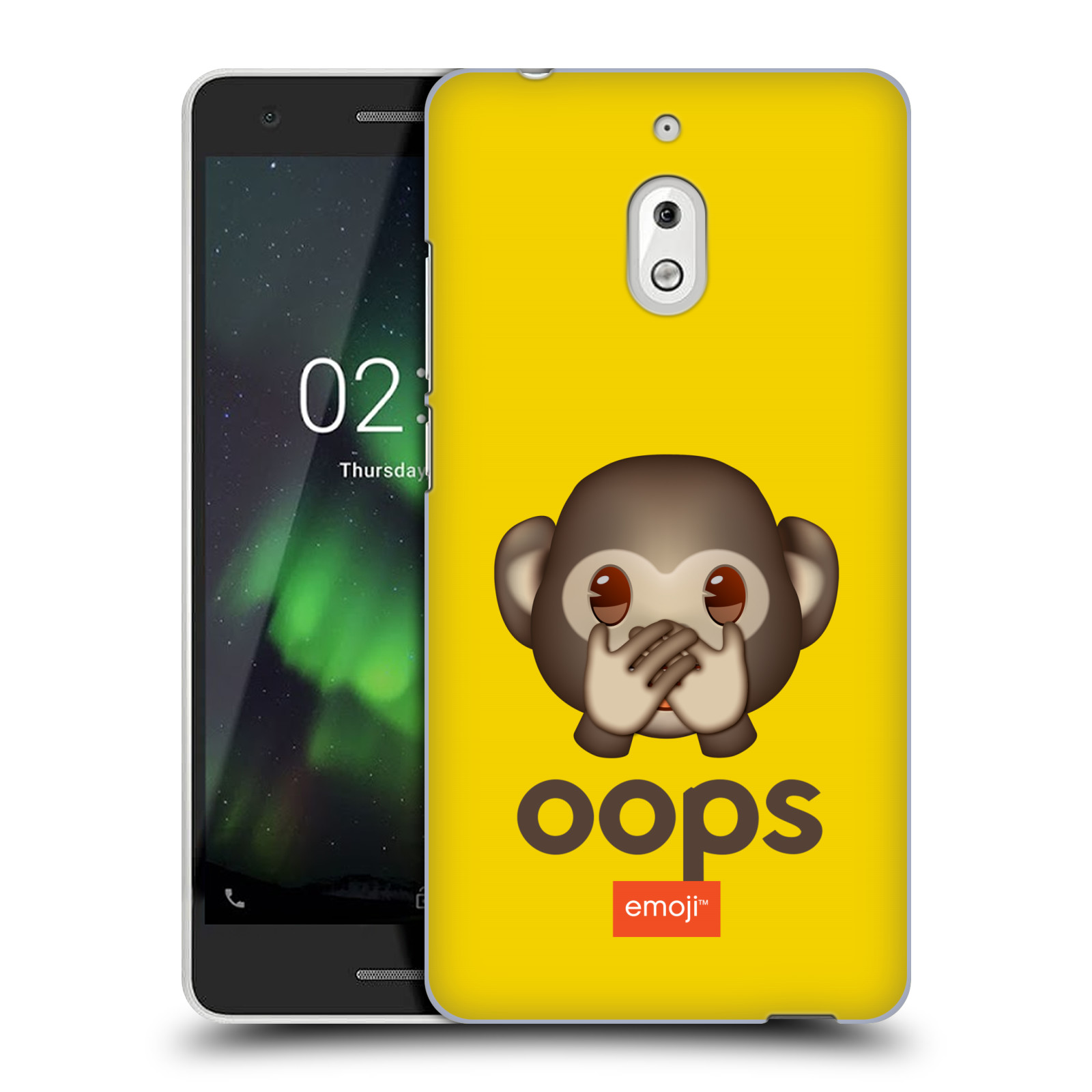 Pouzdro na mobil Nokia 2.1 - HEAD CASE - Emoji opička Oops