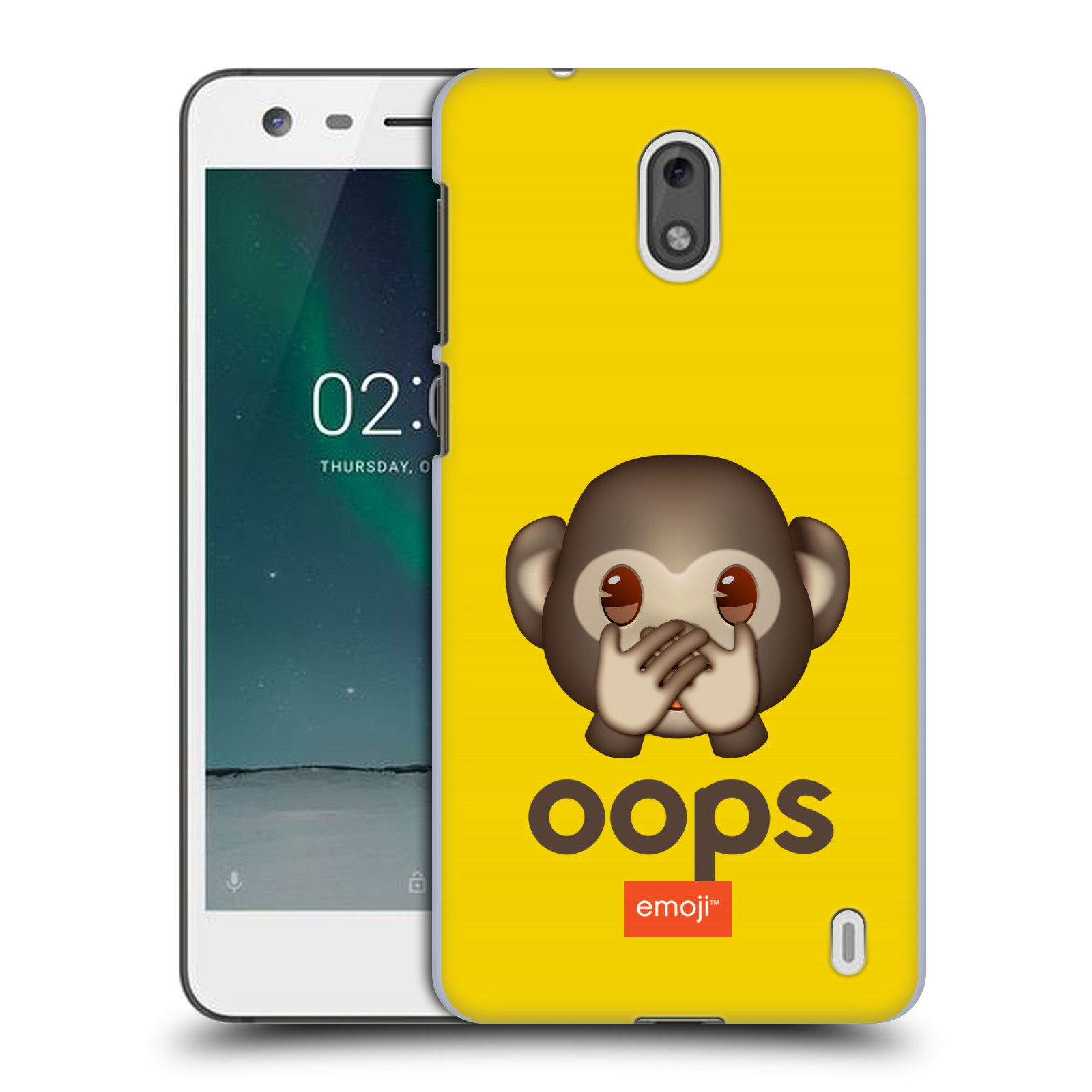 Pouzdro na mobil Nokia 2 - HEAD CASE - Emoji opička Oops