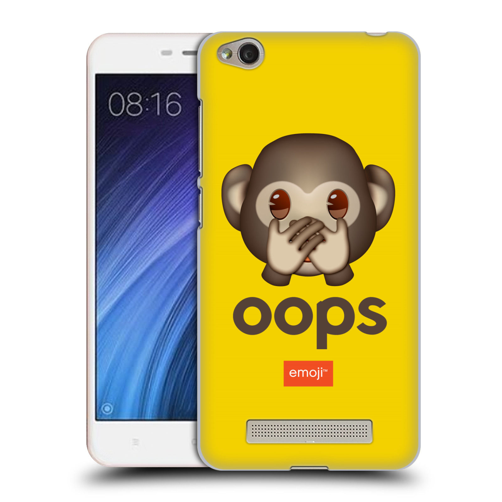Pouzdro na mobil Xiaomi Redmi 4a - HEAD CASE - Emoji opička Oops