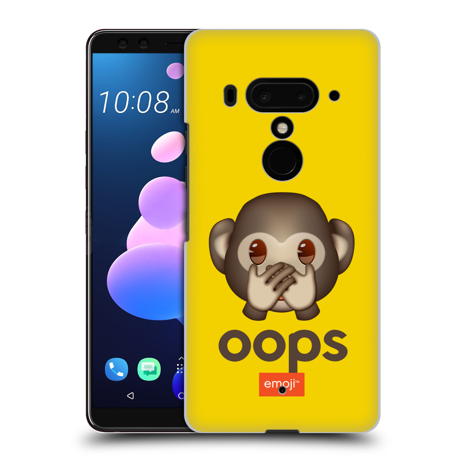 Pouzdro na mobil HTC U 12 PLUS / U 12+ DUAL SIM - HEAD CASE - Emoji opička Oops