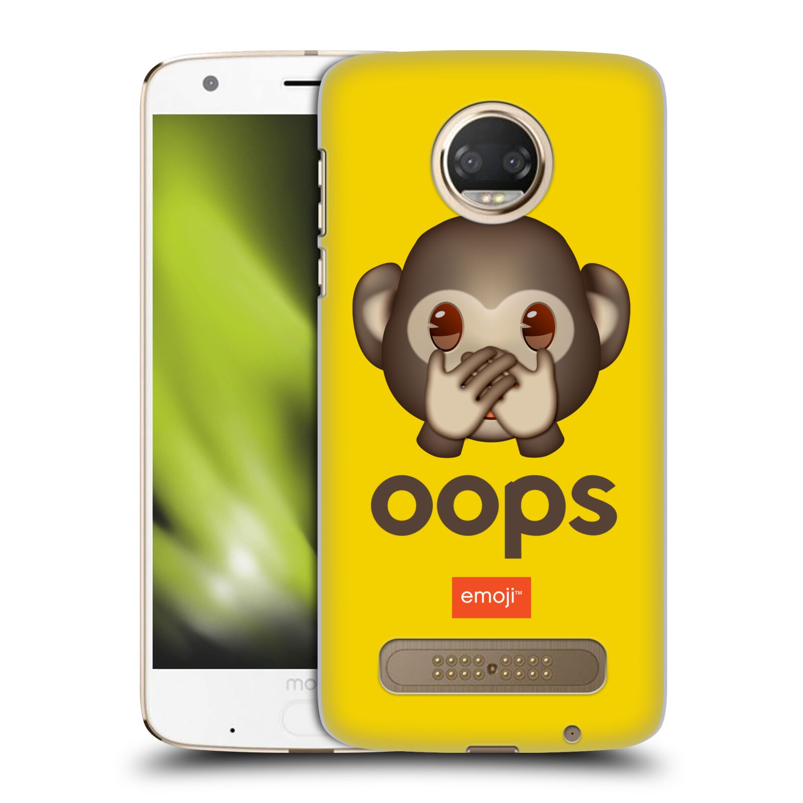 Pouzdro na mobil Motorola Moto Z2 PLAY - HEAD CASE - Emoji opička Oops