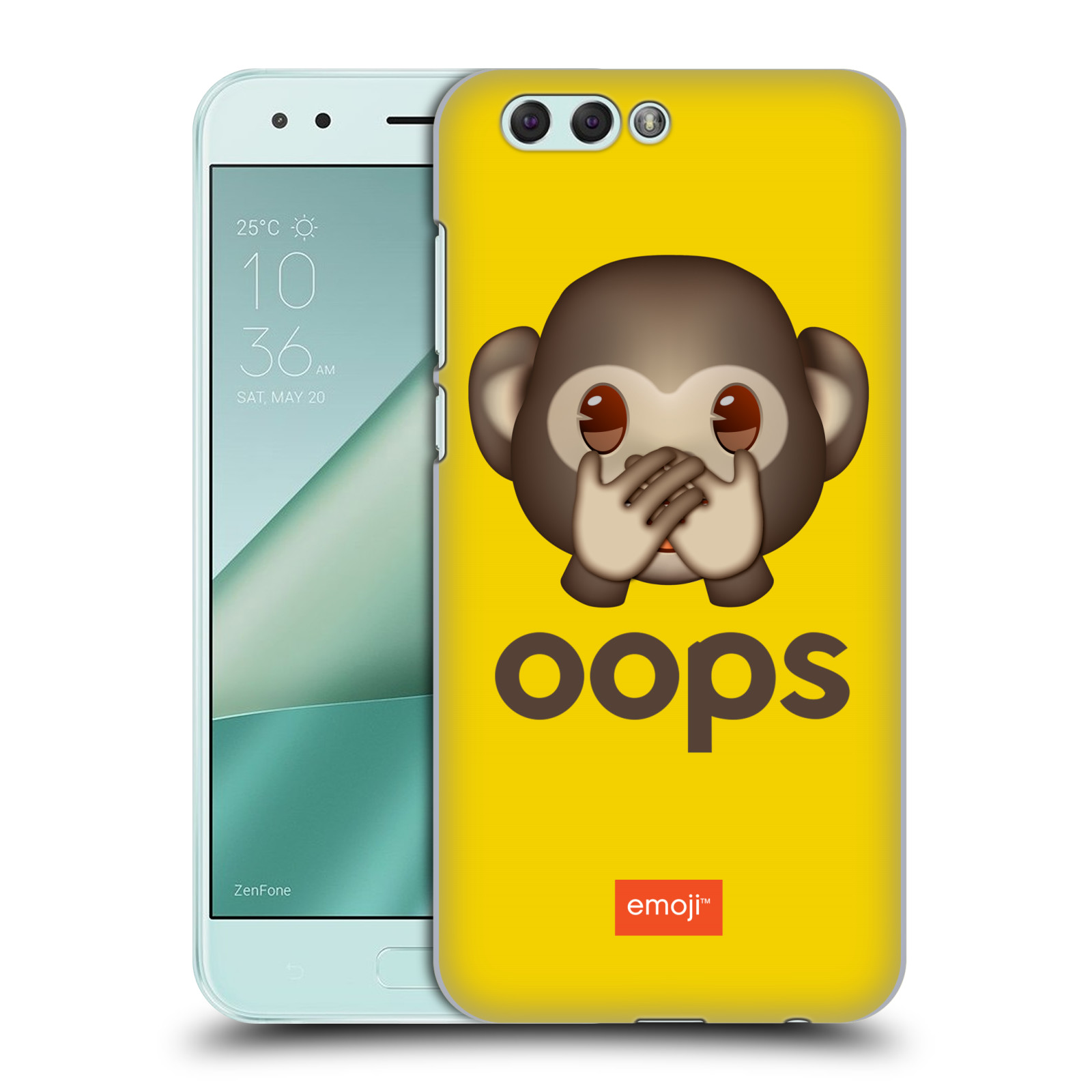 Pouzdro na mobil ASUS ZENFONE 4 ZE554KL - HEAD CASE - Emoji opička Oops