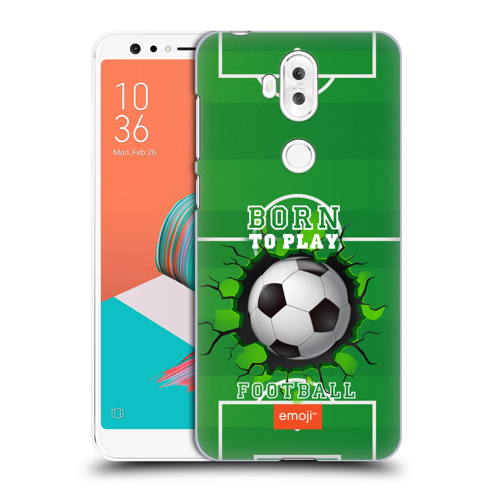 HEAD CASE plastový obal na mobil Asus Zenfone 5 LITE ZC600KL smajlíci oficiální kryt EMOJI vzor fotbal ZROZEN KE HŘE