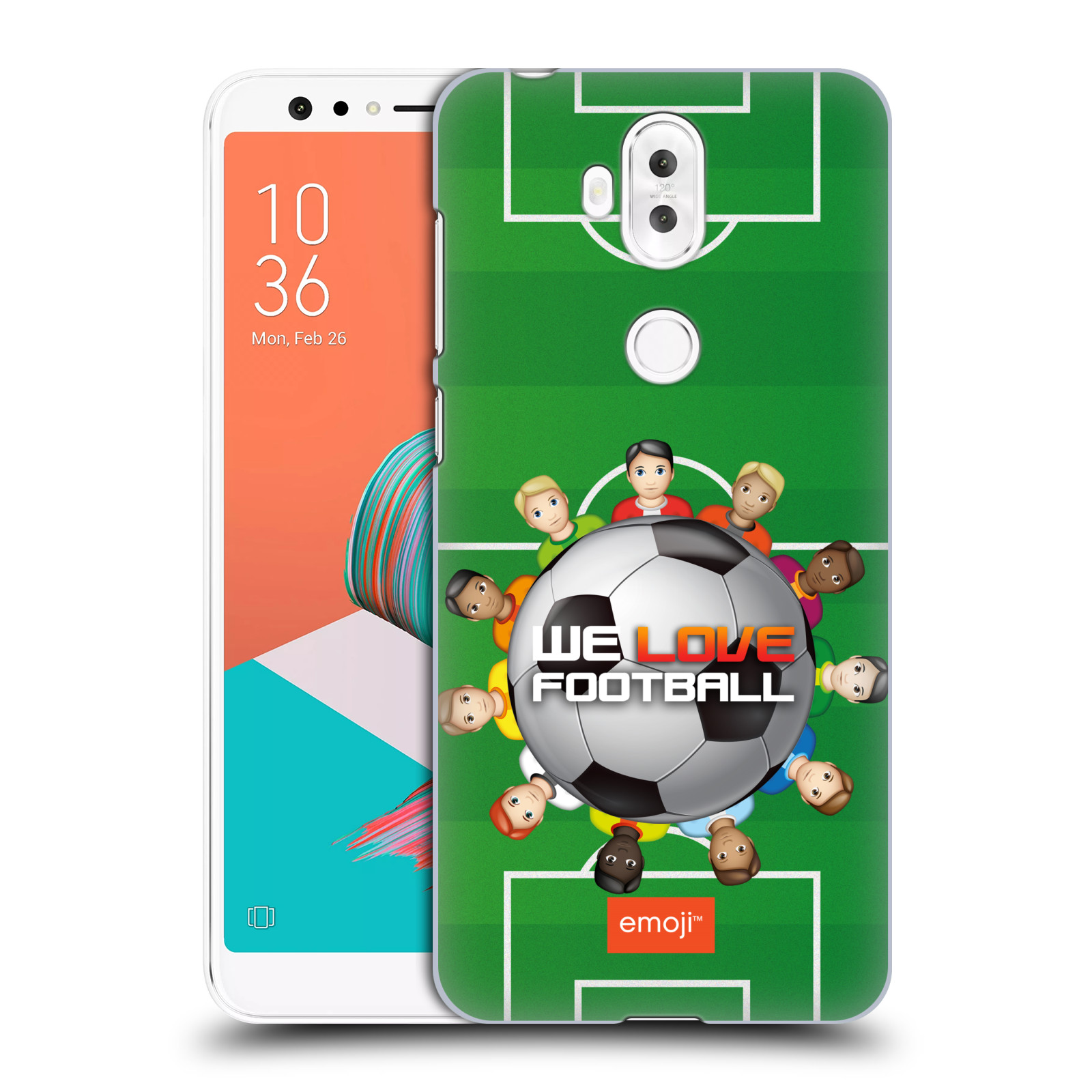 HEAD CASE plastový obal na mobil Asus Zenfone 5 LITE ZC600KL smajlíci oficiální kryt EMOJI vzor fotbal MILUJEME FOTBAL