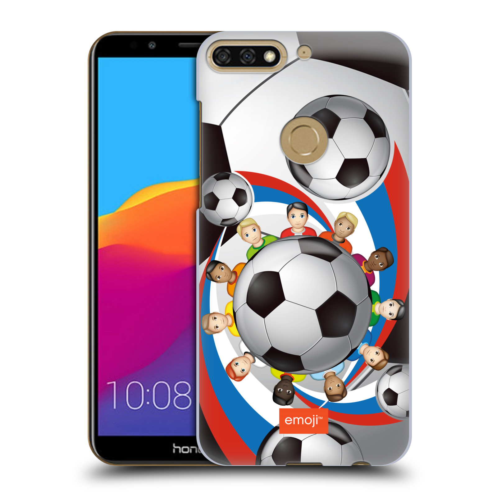 HEAD CASE plastový obal na mobil Honor 7c smajlíci oficiální kryt EMOJI vzor fotbalové míče