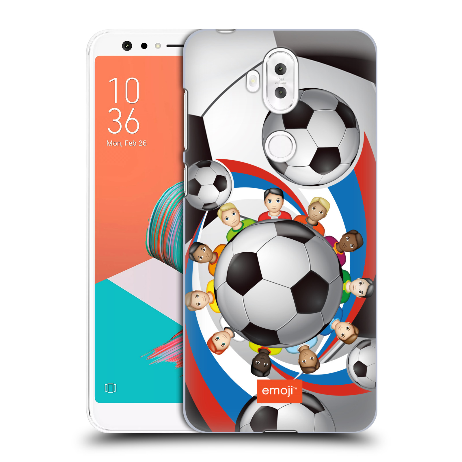 HEAD CASE plastový obal na mobil Asus Zenfone 5 LITE ZC600KL smajlíci oficiální kryt EMOJI vzor fotbalové míče