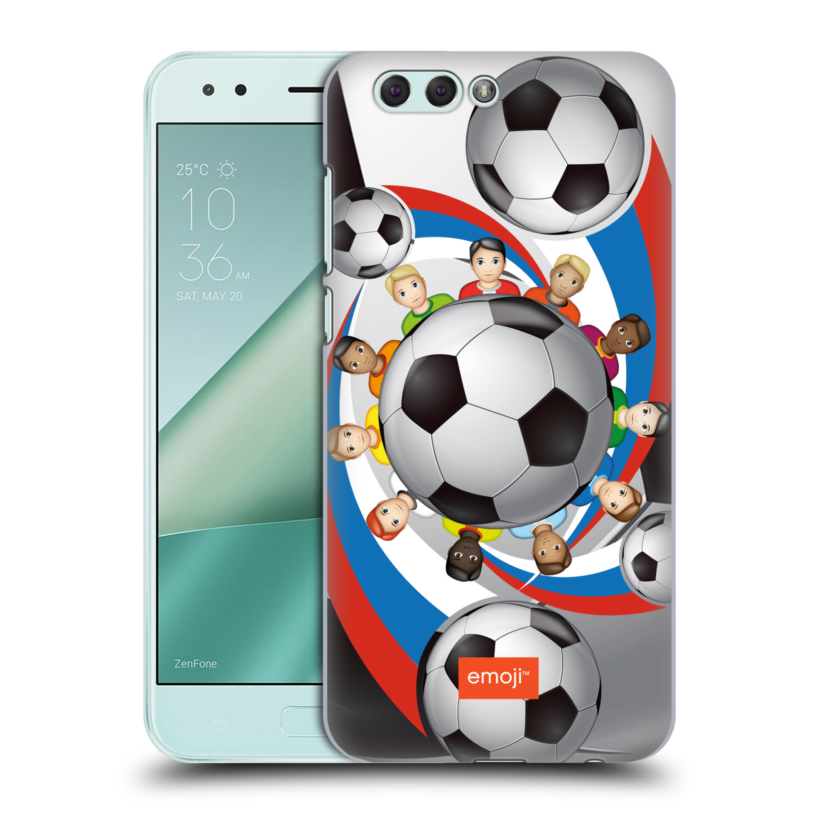 HEAD CASE plastový obal na mobil Asus Zenfone 4 ZE554KL smajlíci oficiální kryt EMOJI vzor fotbalové míče