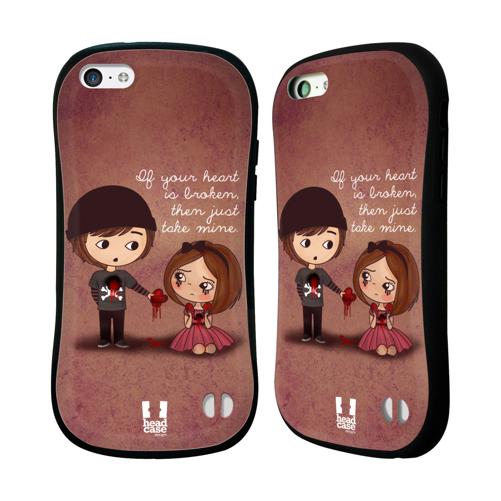 HEAD CASE DESIGNS CUTE EMO LOVE HYBRID CASE FOR APPLE iPHONE 5C eBay