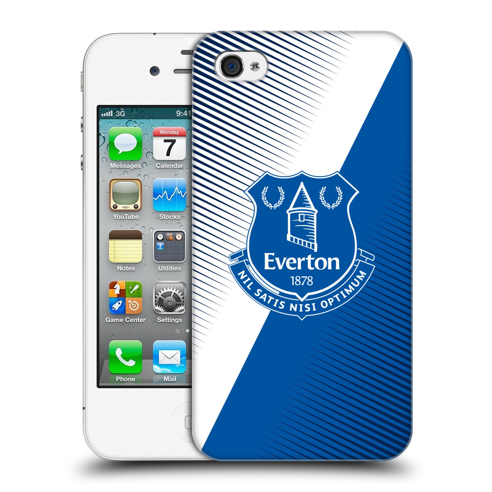 Zadní obal pro mobil Apple Iphone 4/4S - HEAD CASE - Fotbal - Everton