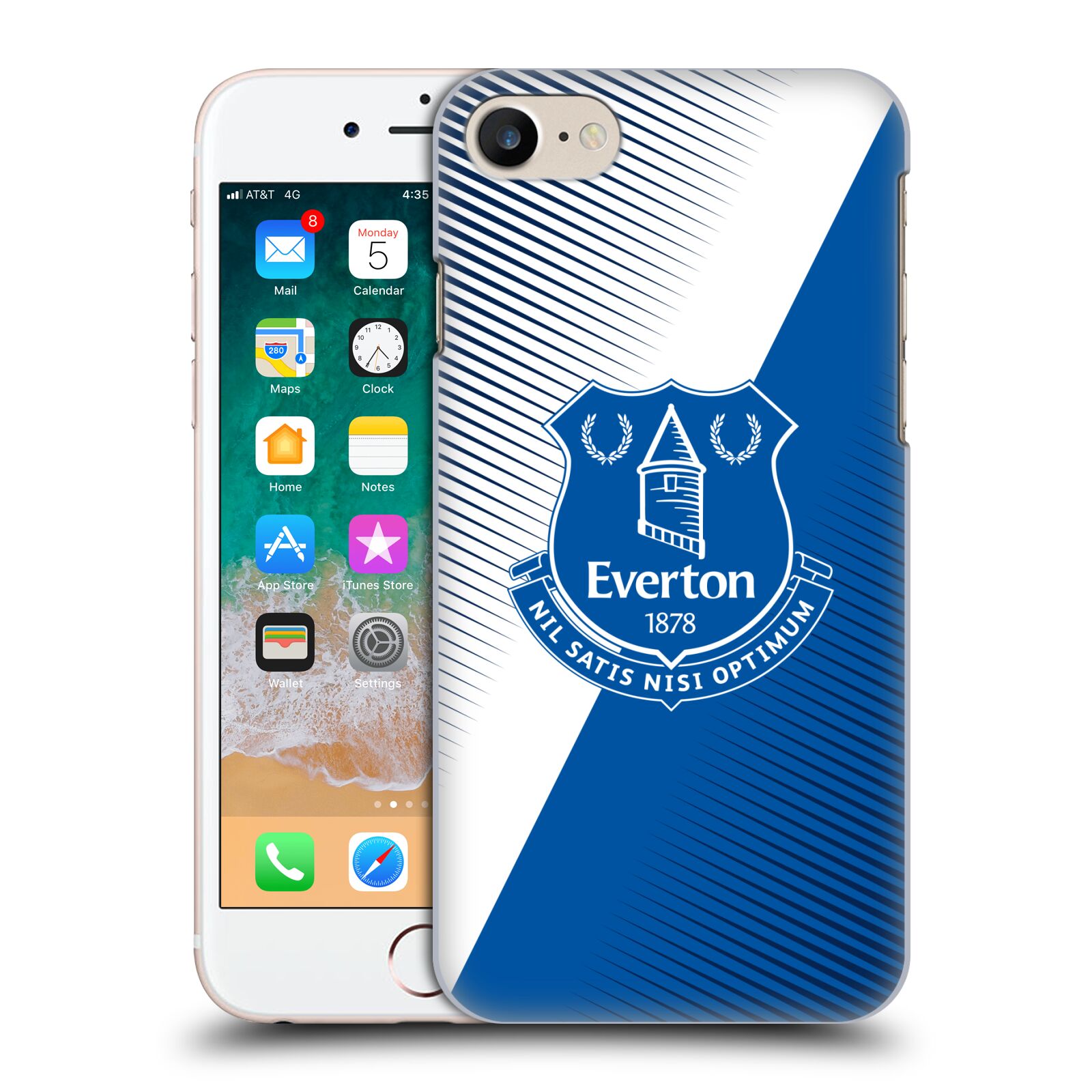 Zadní obal pro mobil Apple Iphone 7/8/SE2020 - HEAD CASE - Fotbal - Everton