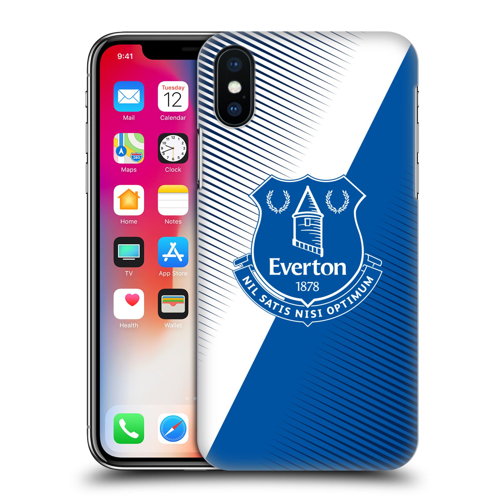 Zadní obal pro mobil Apple Iphone X / XS - HEAD CASE - Fotbal - Everton